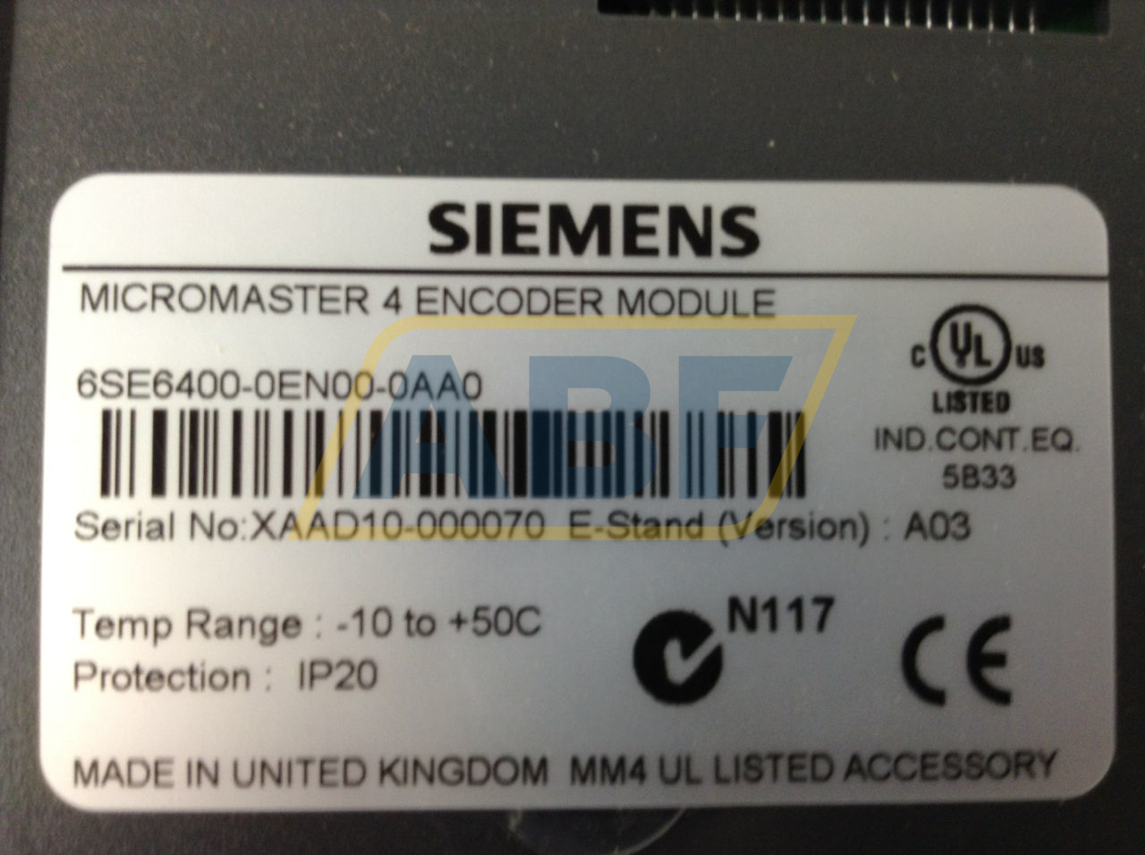 6SE6400-0EN00-0AA0 Siemens