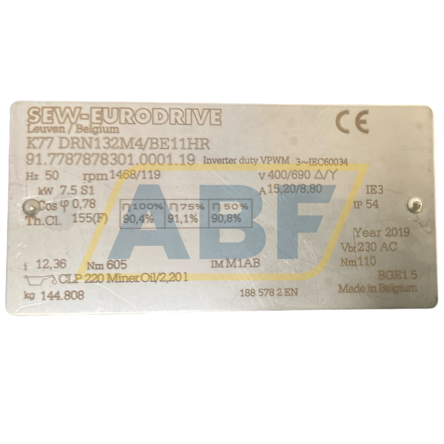 K77DRN132M4/BE11HR SEW-EURODRIVE