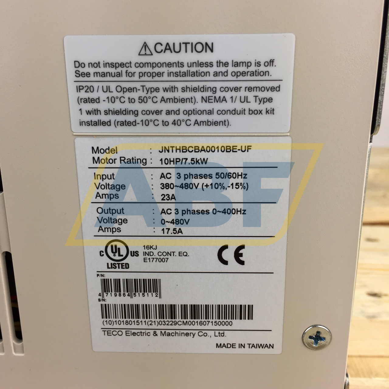 JNTHBCBA0010BE-UF Teco