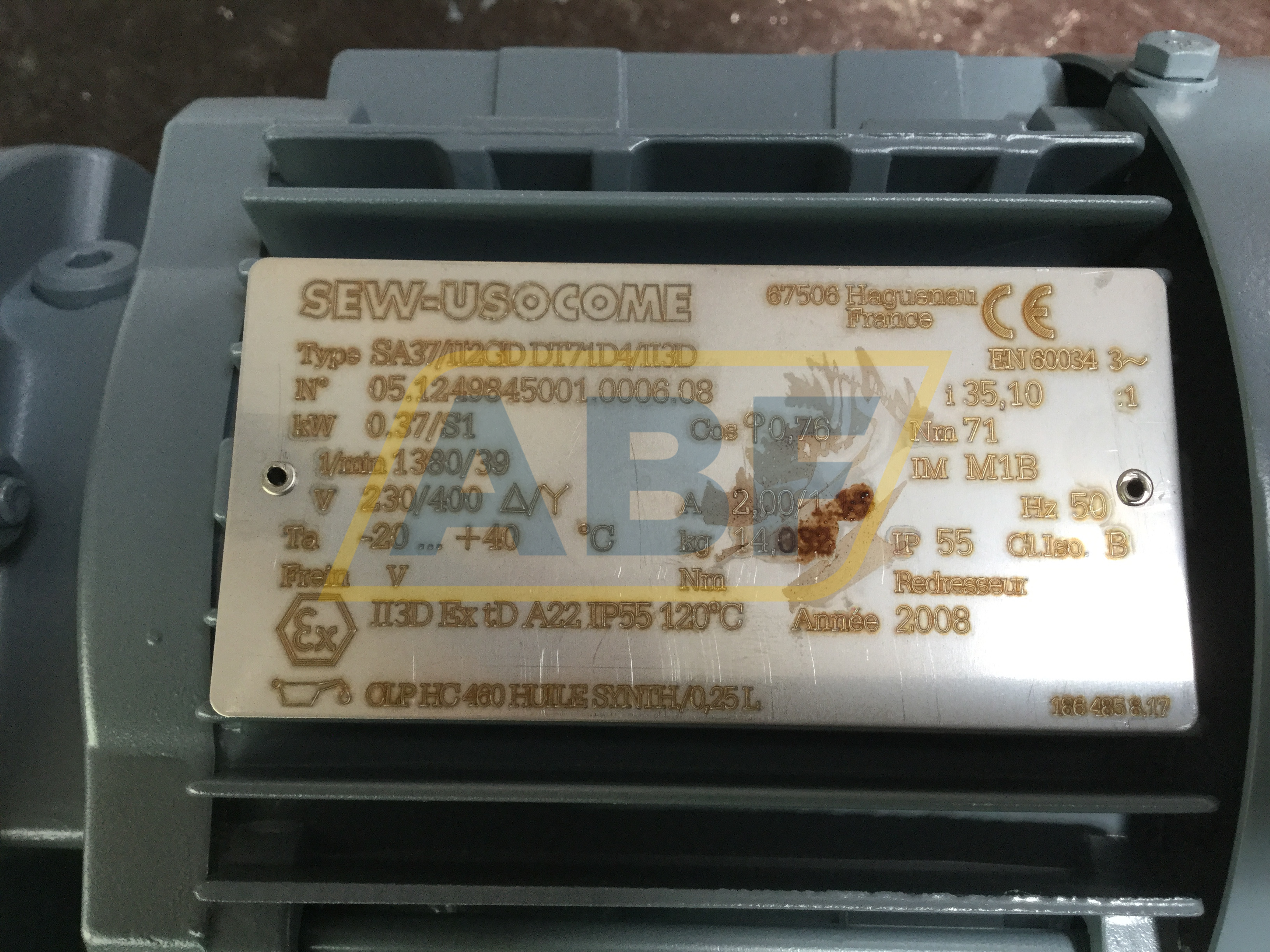 SA37II2GD/DT71D4II3D SEW-EURODRIVE