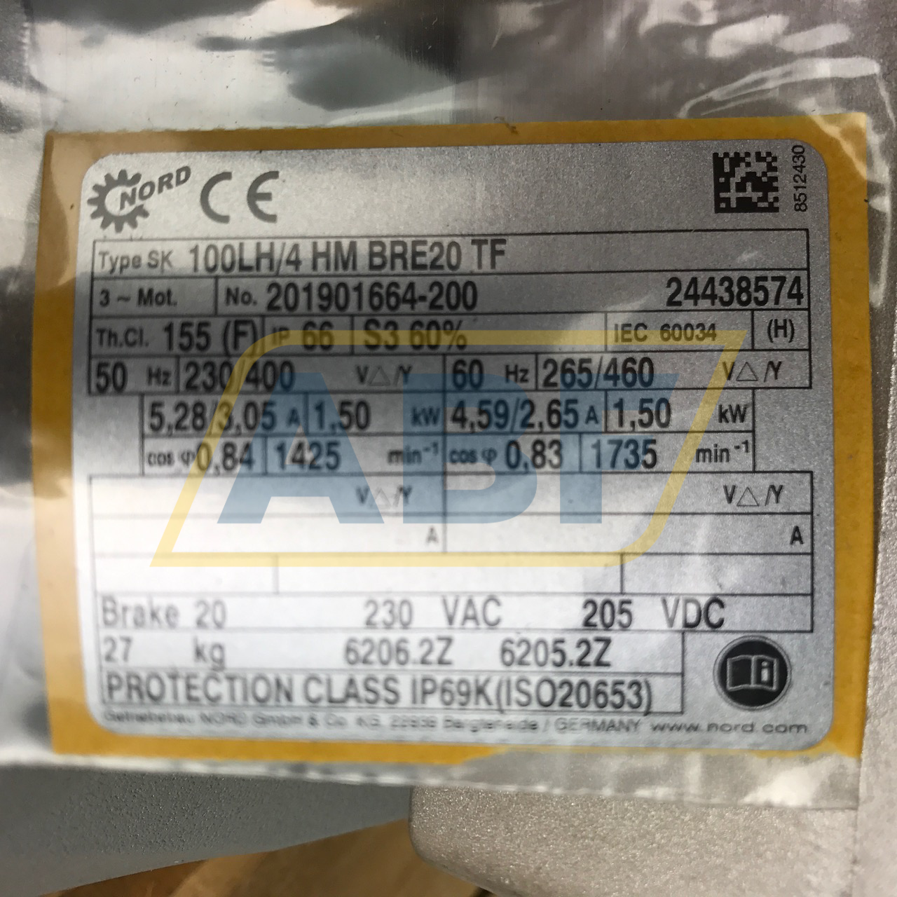 SK100LH/4BRE20 Nord Drive Systems