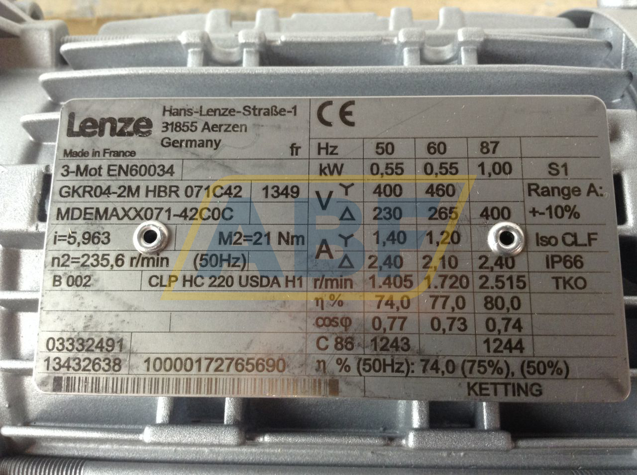 GKR04-2MHBR071C42 Lenze