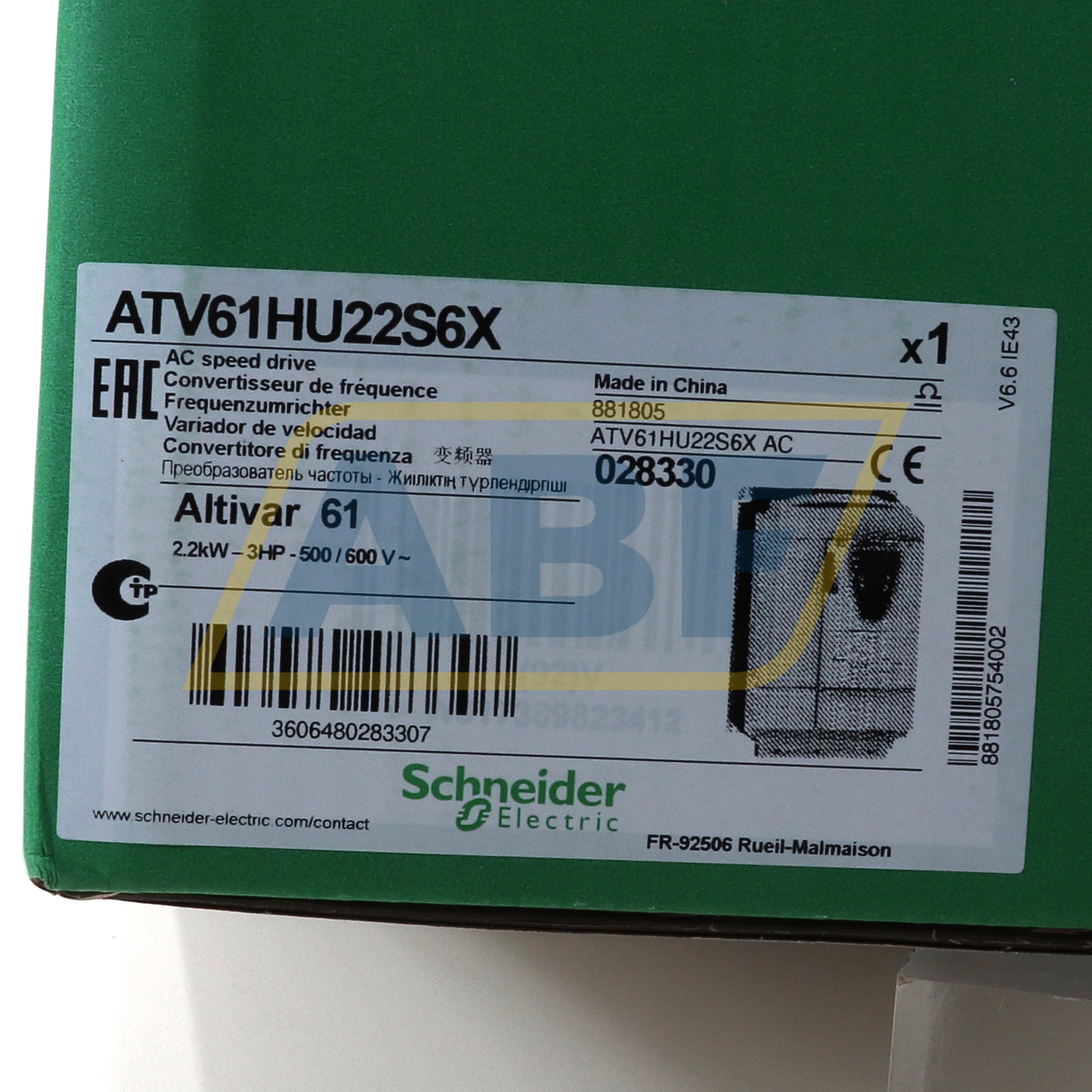 ATV61HU22S6X Schneider Electric