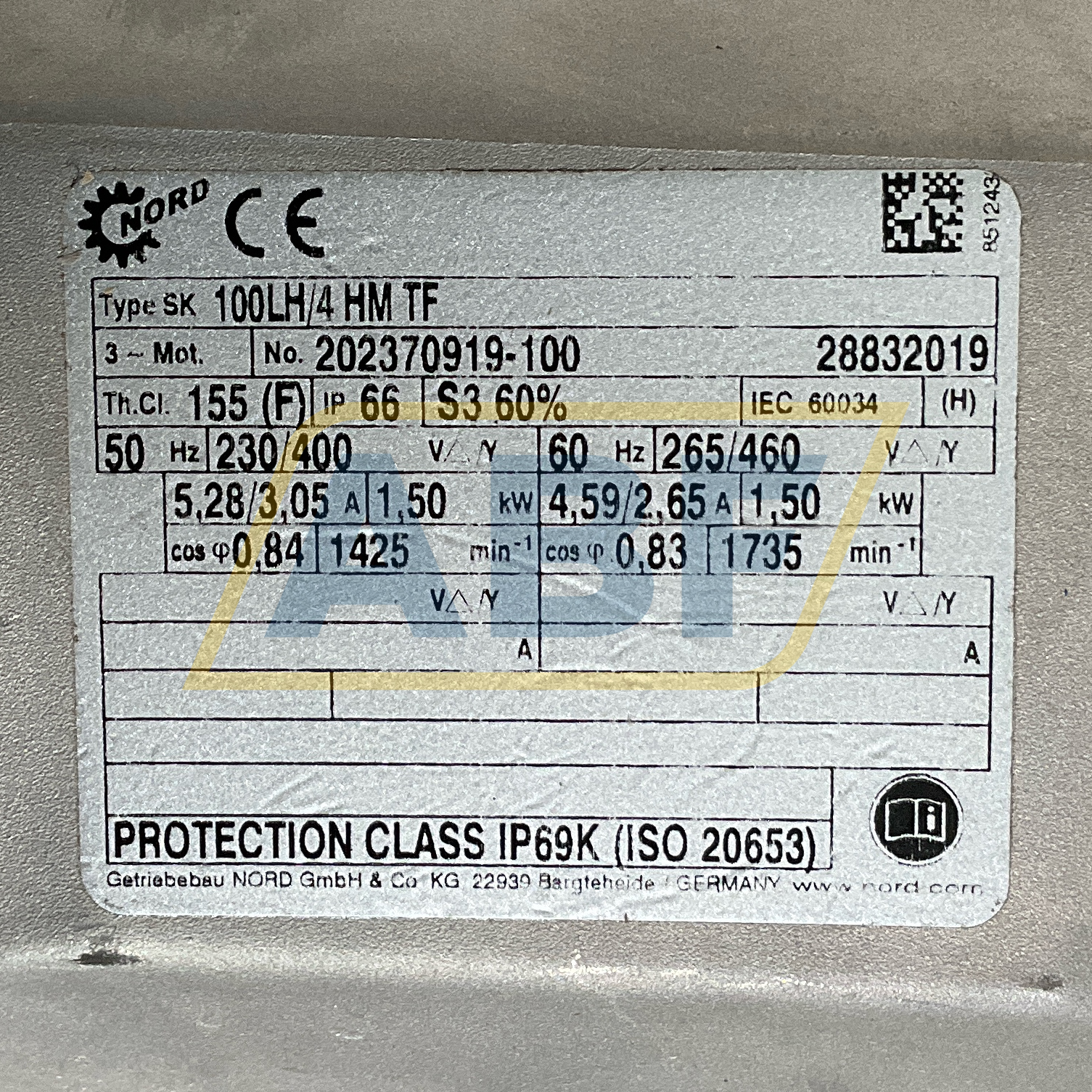 SK1SMI75AZ-80LH/4HMTF Nord Drive Systems