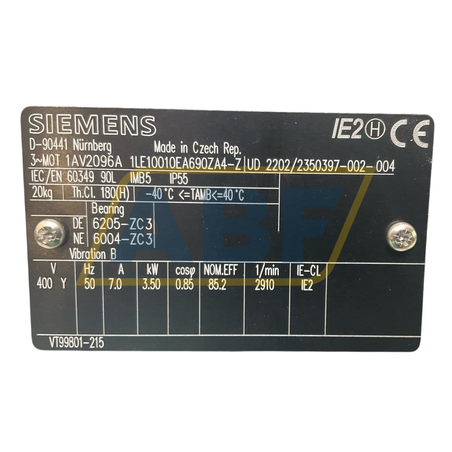 1LE1001-0EA69-0ZA4-Z Siemens