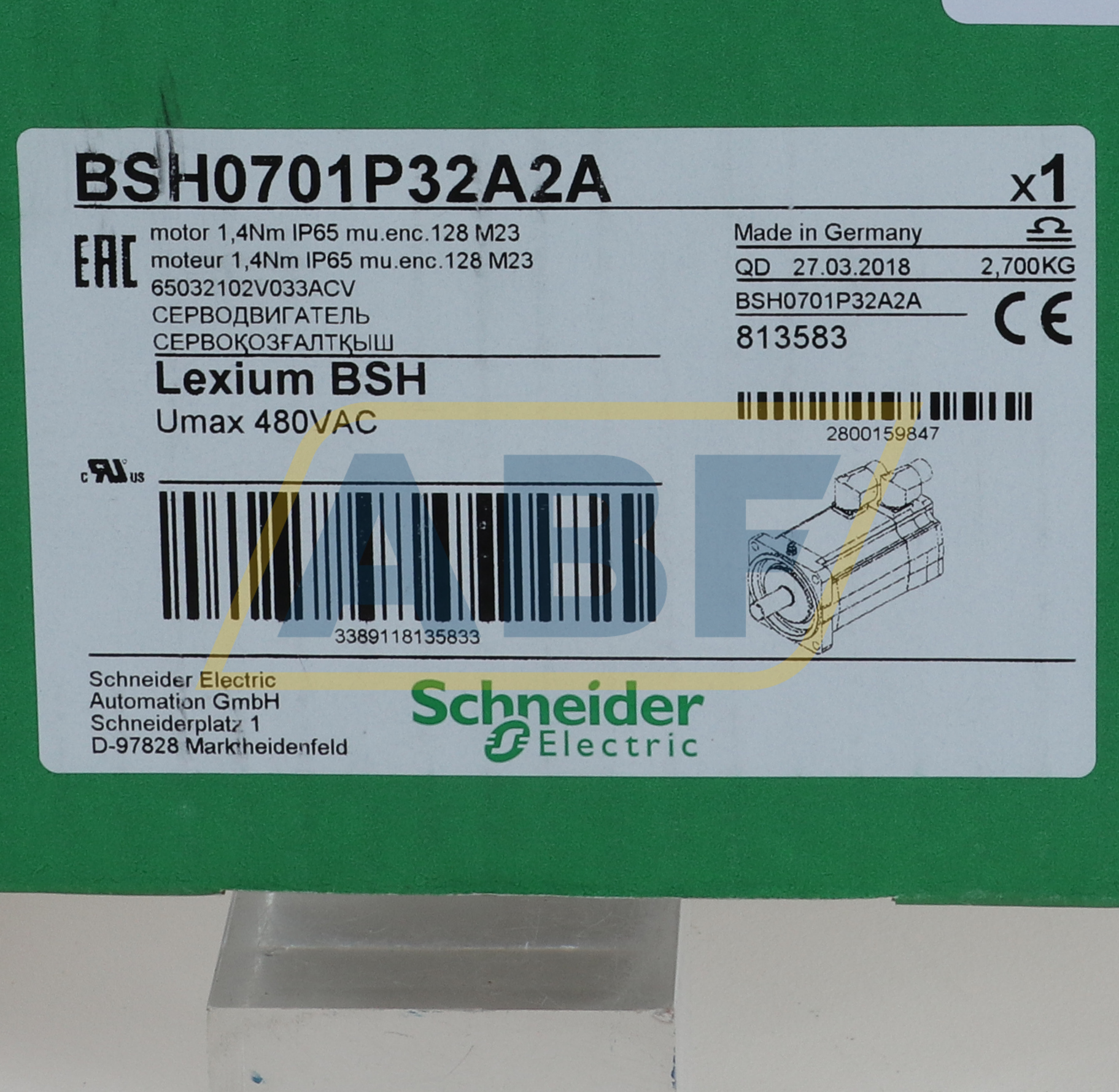 BSH0701P32A2A Schneider Electric