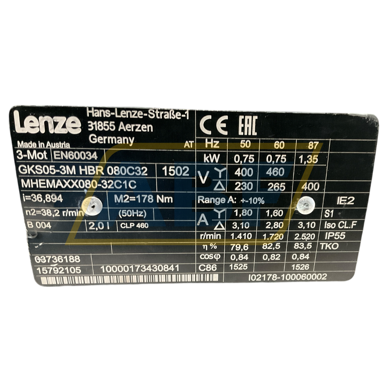 GKS05-3MHBR080C32 Lenze