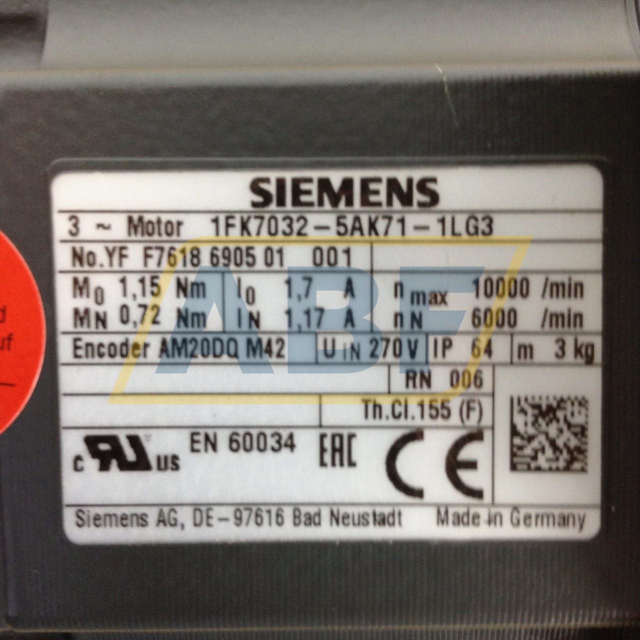 1FK7032-5AK71-1LG3 Siemens