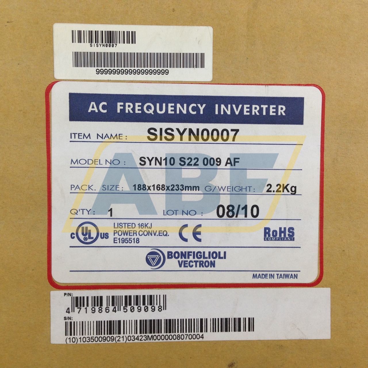 SYN10S22009AF Bonfiglioli