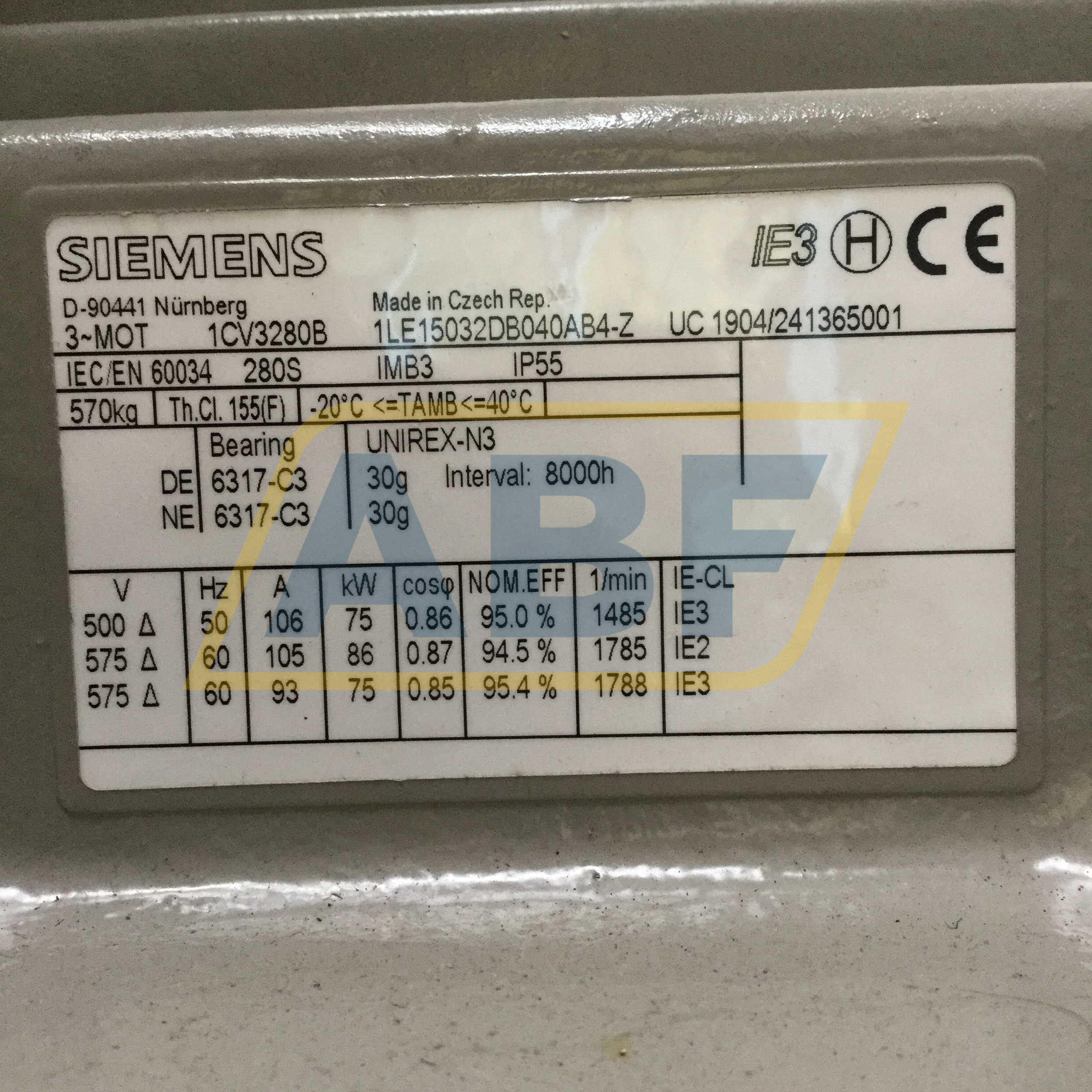 1LE1503-2DB04-0AB4-Z H01 Siemens