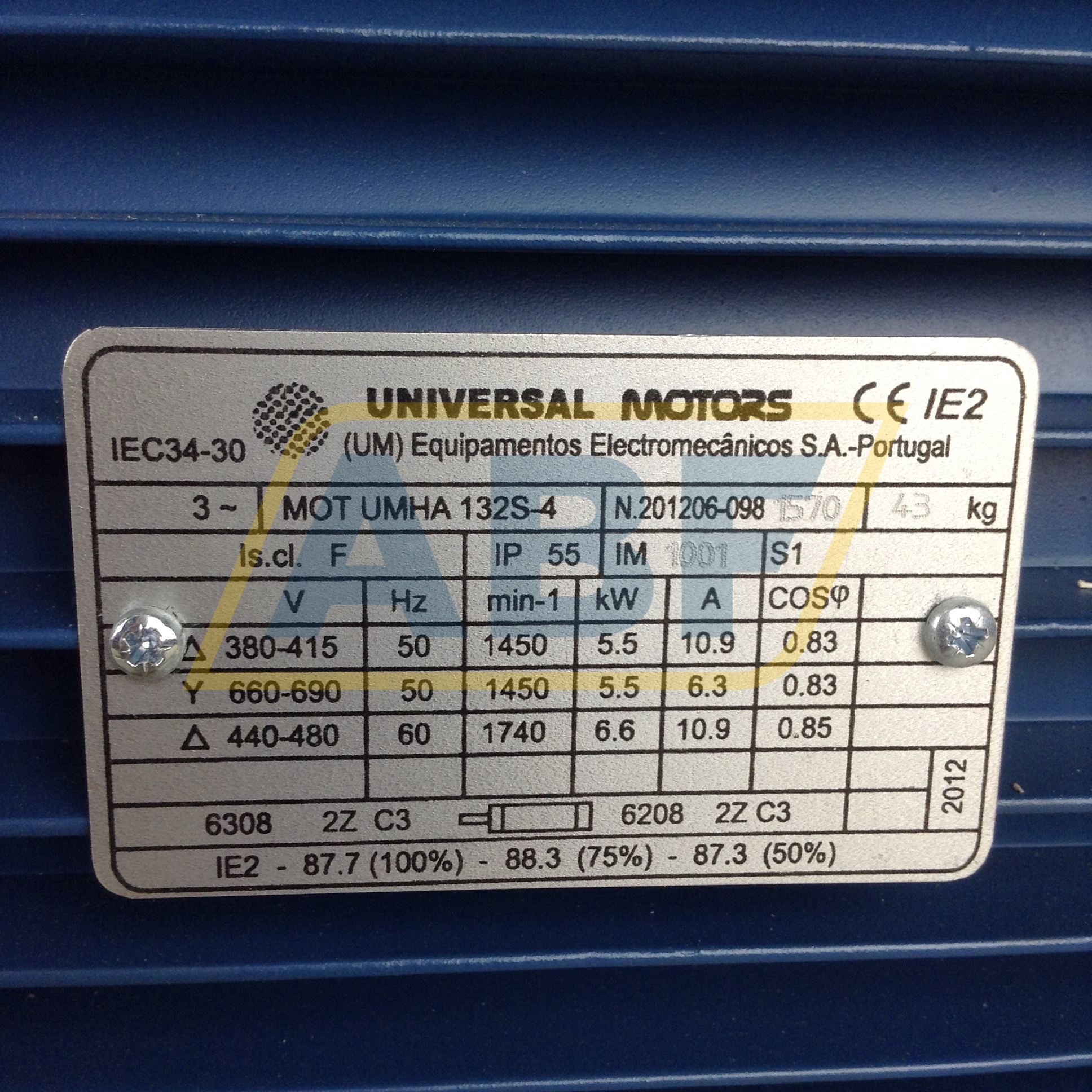 UMHA132S-4B3 Universal Motors