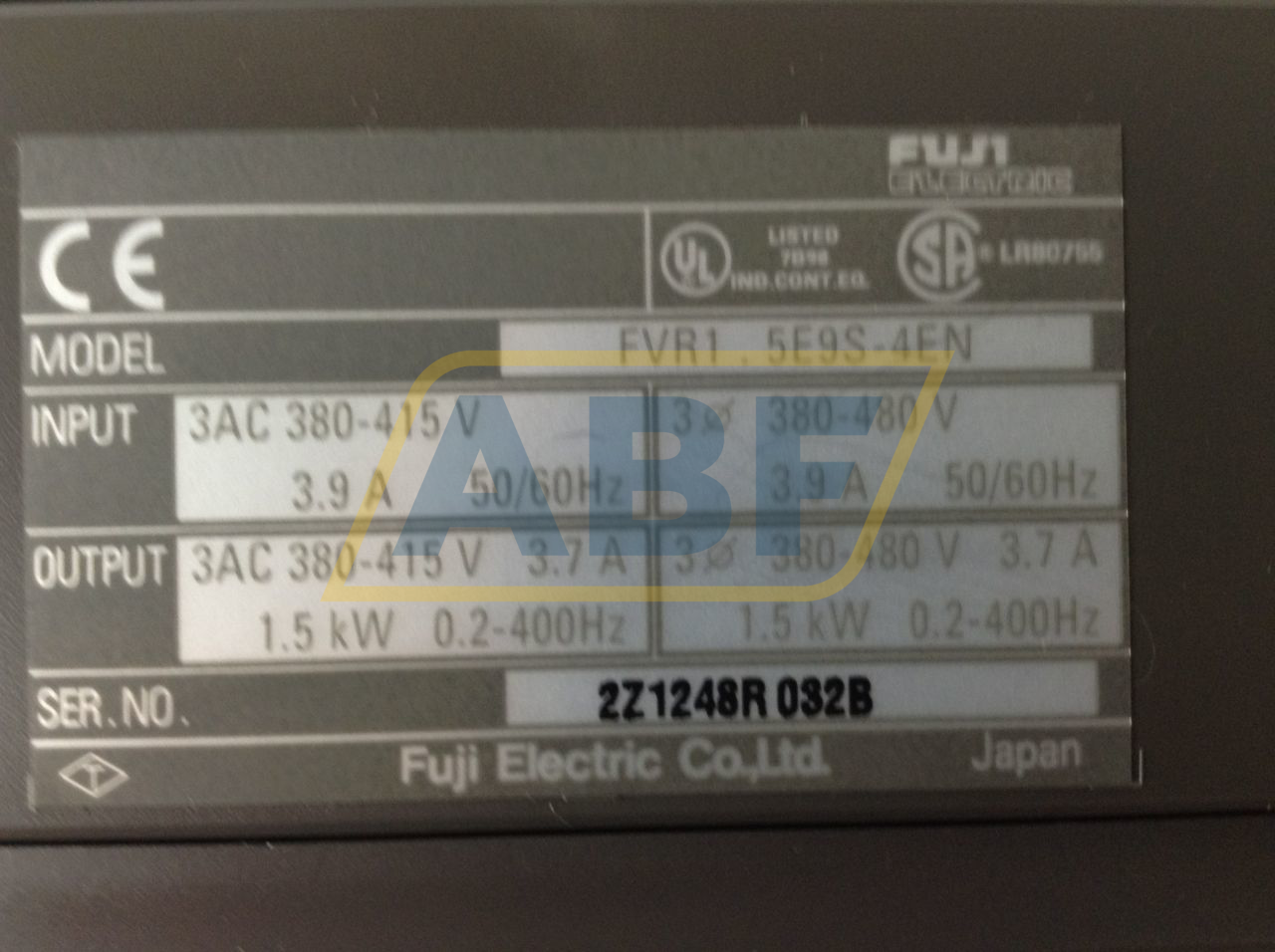 FVR1.5E9S-4EN Fuji Electric