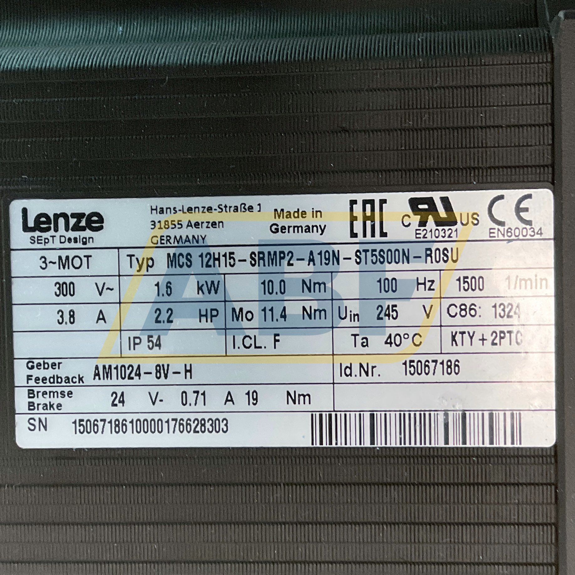 MCS12H15-SRMP2-A19N-ST5S00N-R0SU Lenze