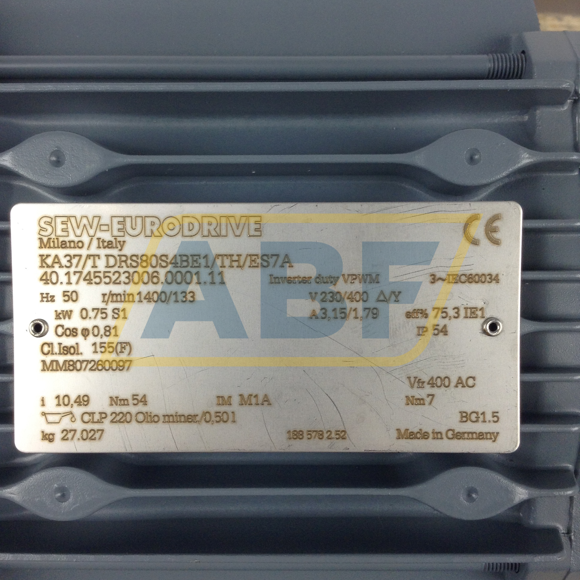 KA37TDRS80S4BE1/TH/ES SEW-EURODRIVE