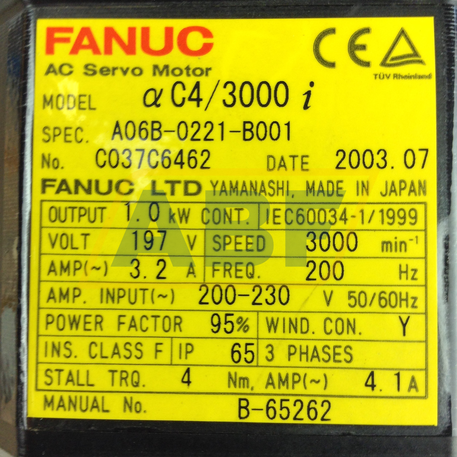 A06B-0221-B001 Fanuc