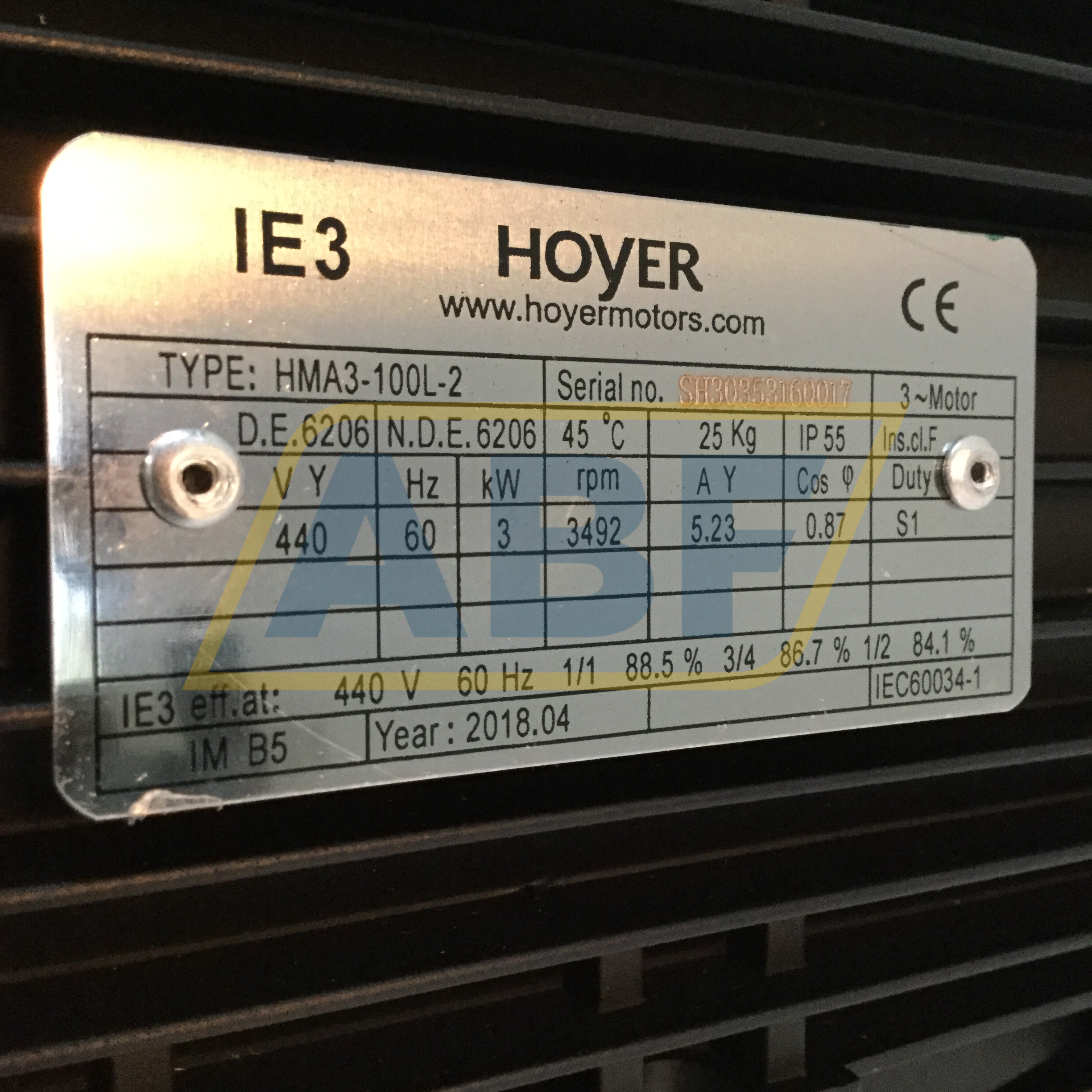 HMA3-100L-2-B5 Hoyer