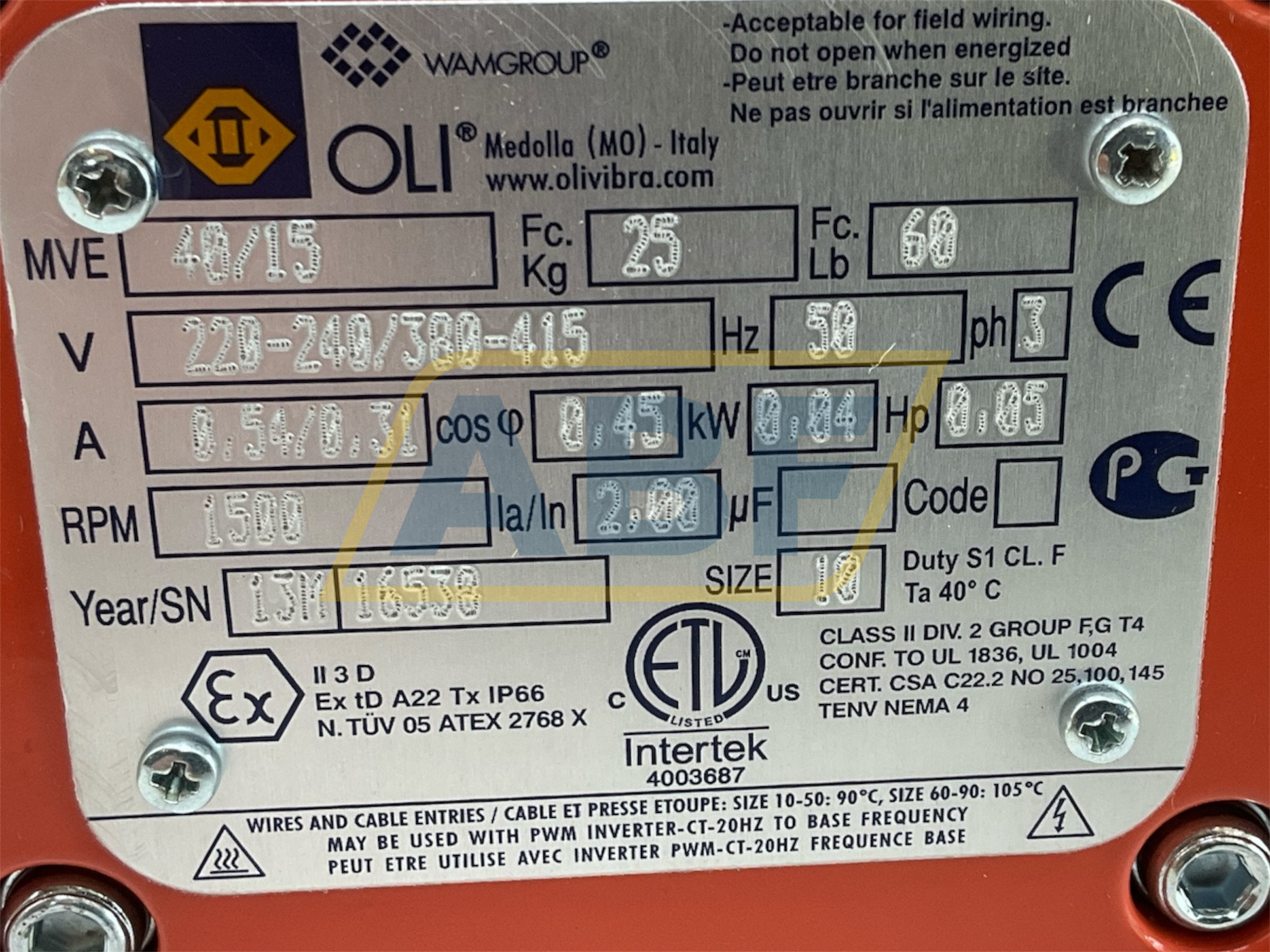 MVE40/15 OLI Medolla (MO)