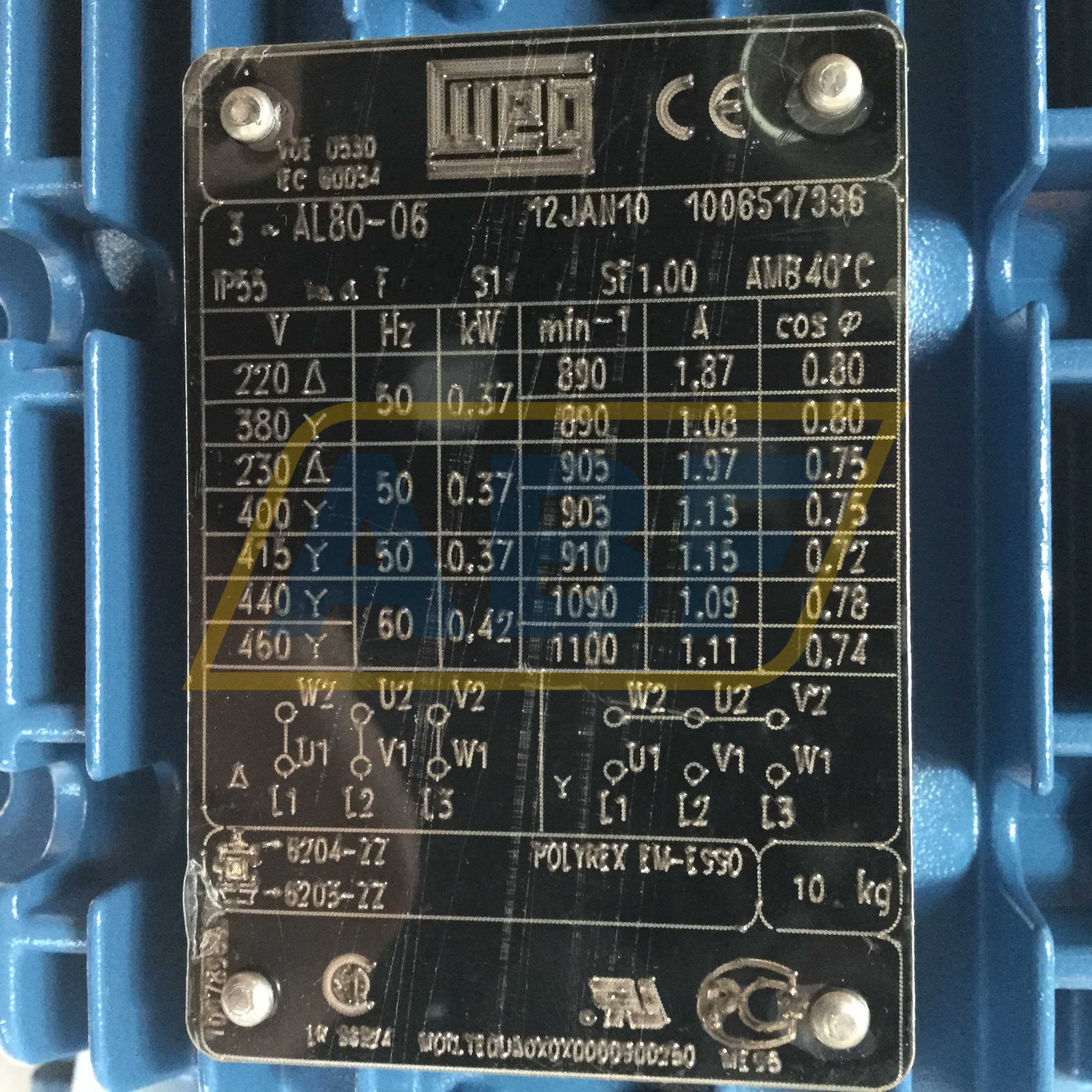 0.37K31AL0806B14 WEG