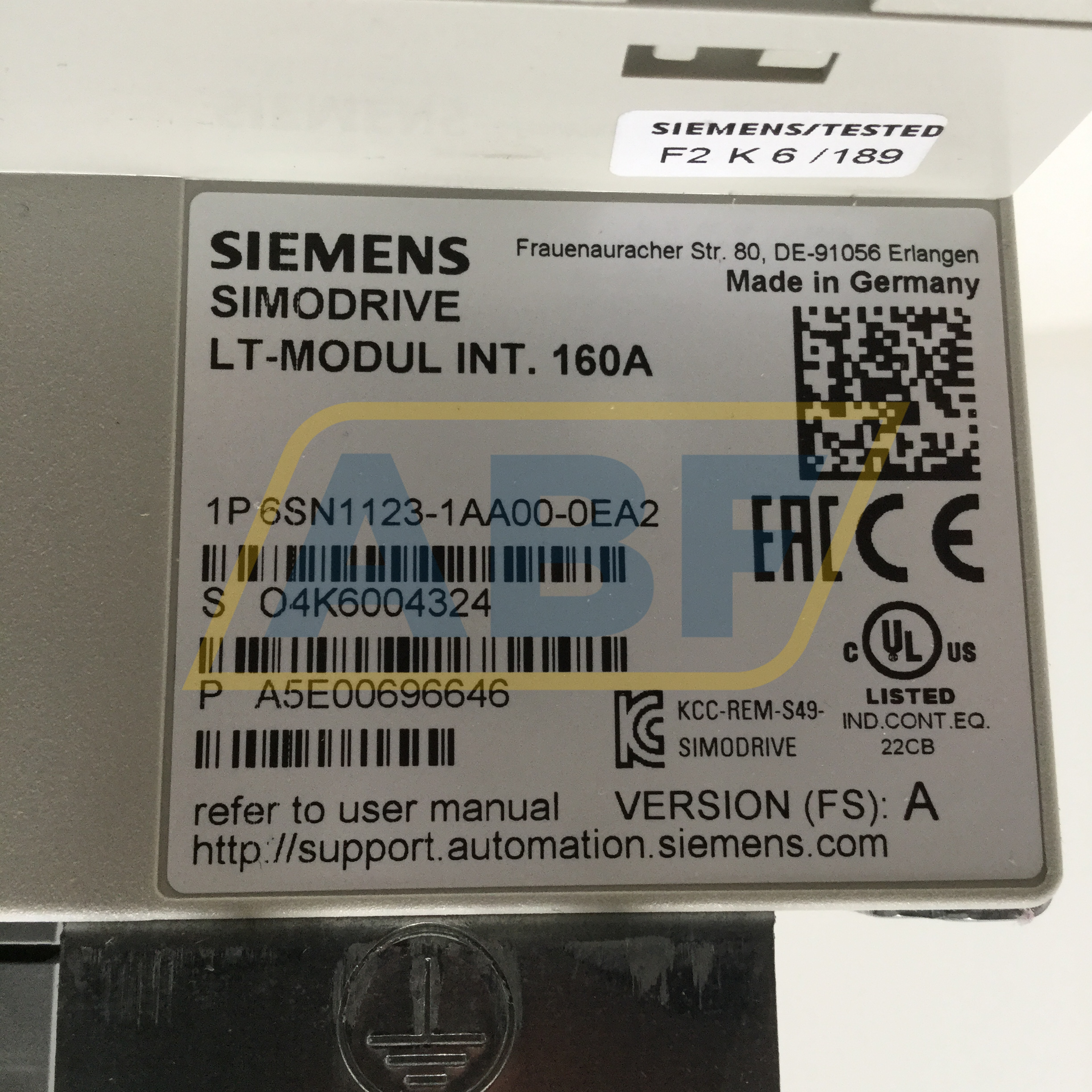 6SN1123-1AA00-0EA2 Siemens