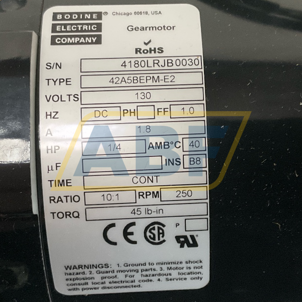 42A5BEPM-E2-I10 Bodine