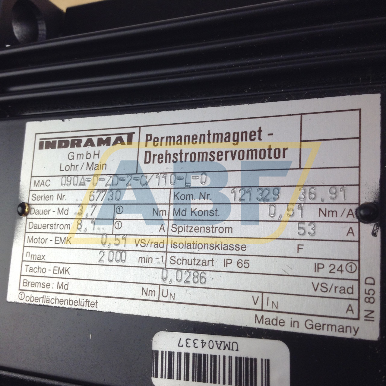 MAC090A-0-ZD-2-C/110- Indramat