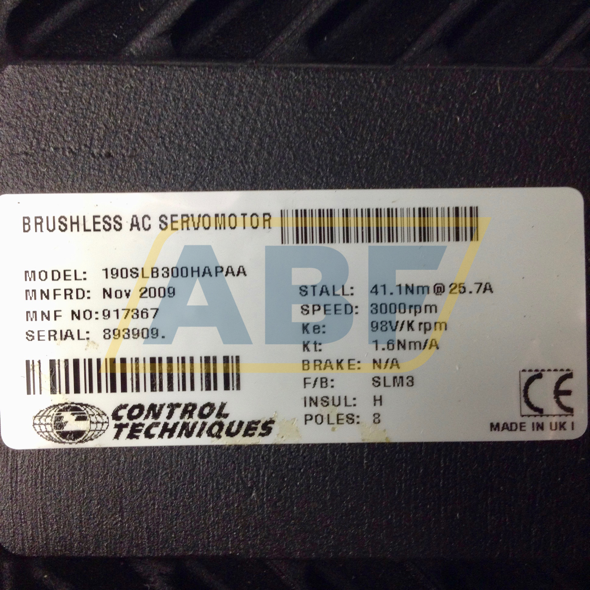 190SLB300HAPAA Control Techniques