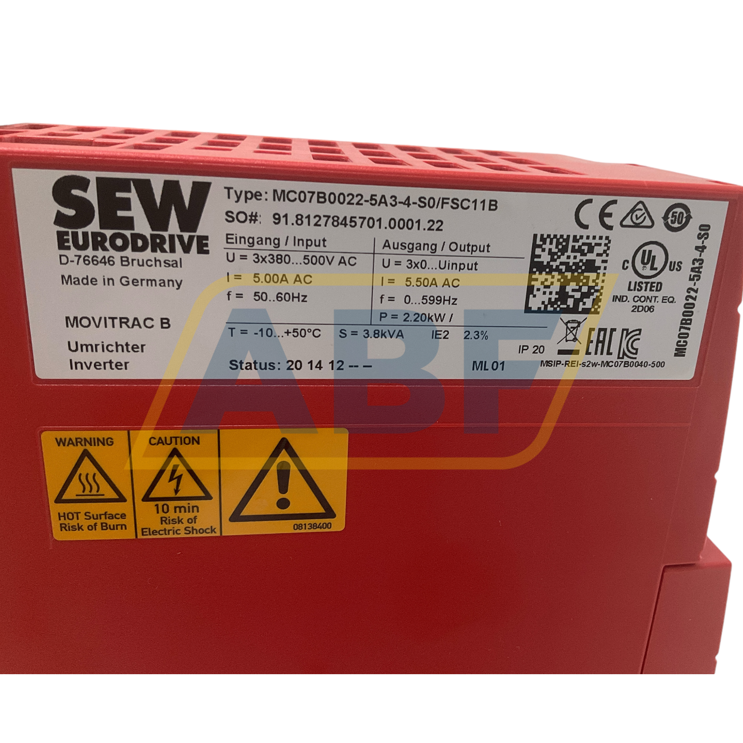 MC07B0022-5A3-4-S0/FSC11B SEW-EURODRIVE