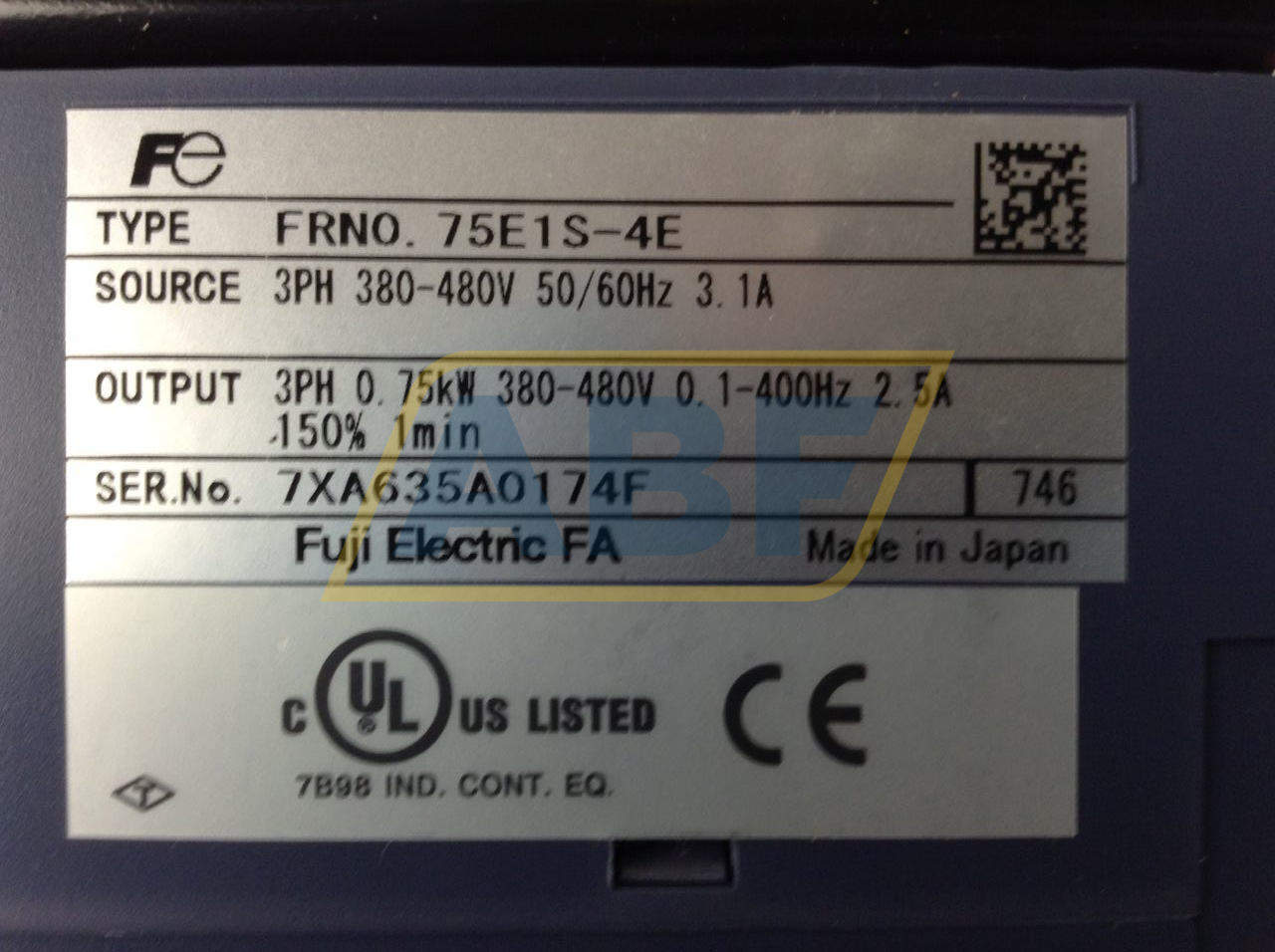 FRN0.75E1S-4E Fuji Electric