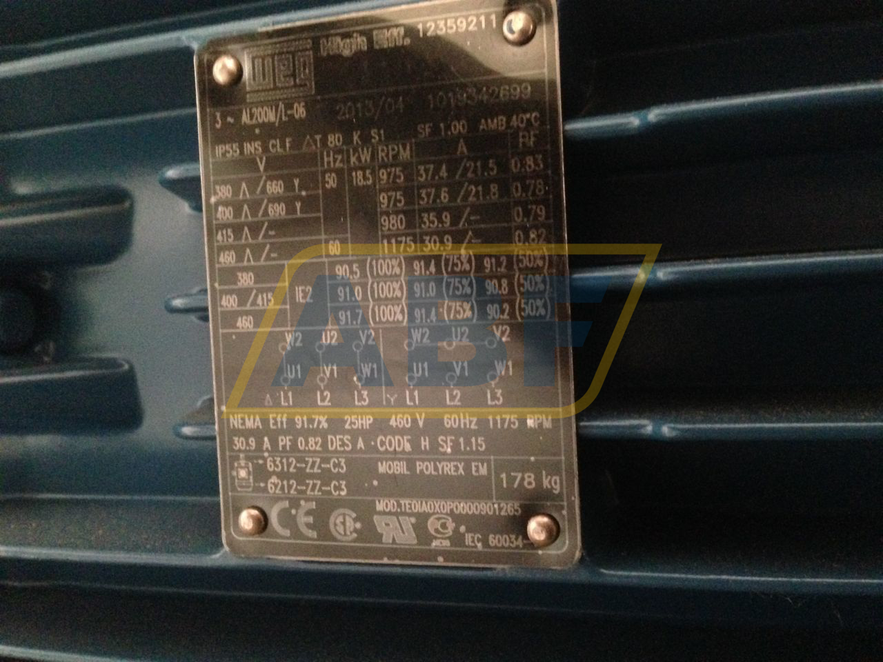 18.5K32AL2200M/L6B3 WEG