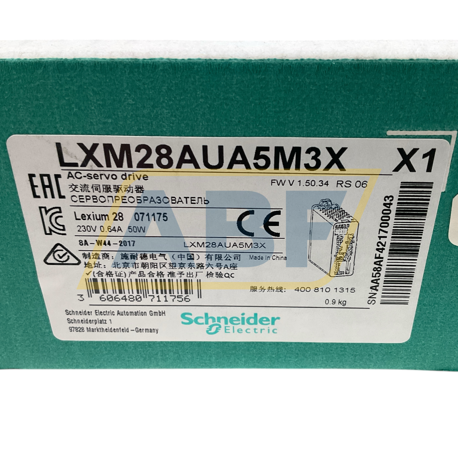 LXM28AUA5M3X Schneider Electric