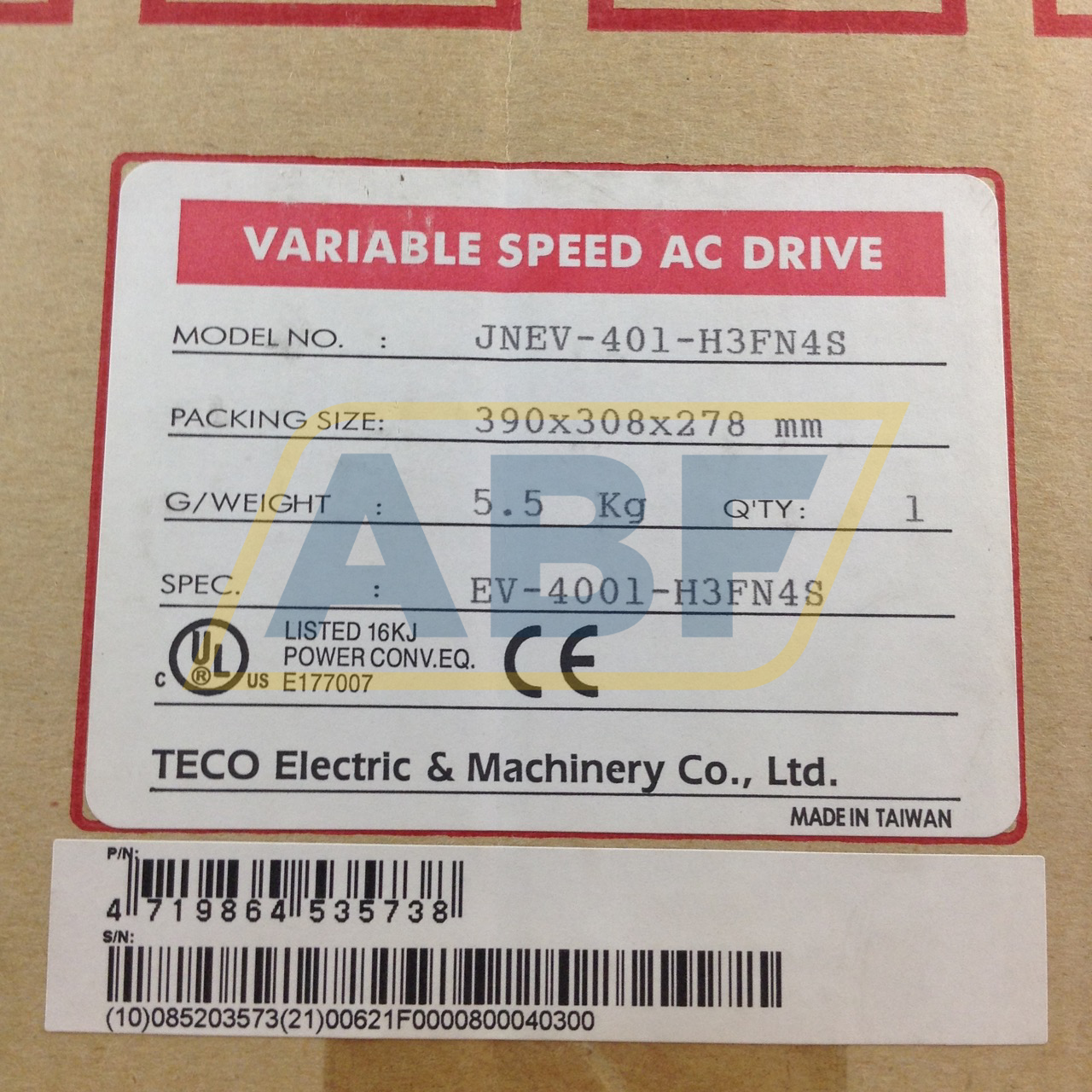 JNEV-401-H3FN4S Teco