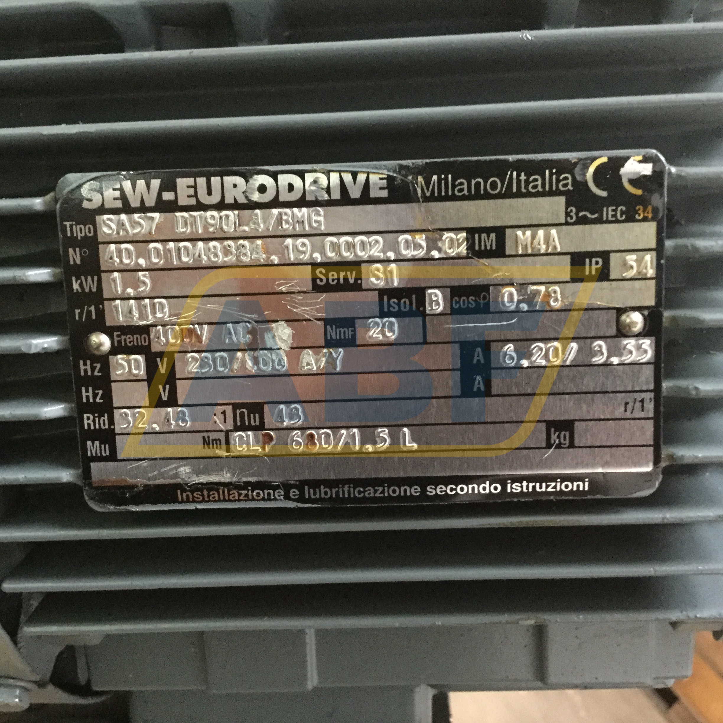 SA57/DT90L4/BMG SEW-EURODRIVE
