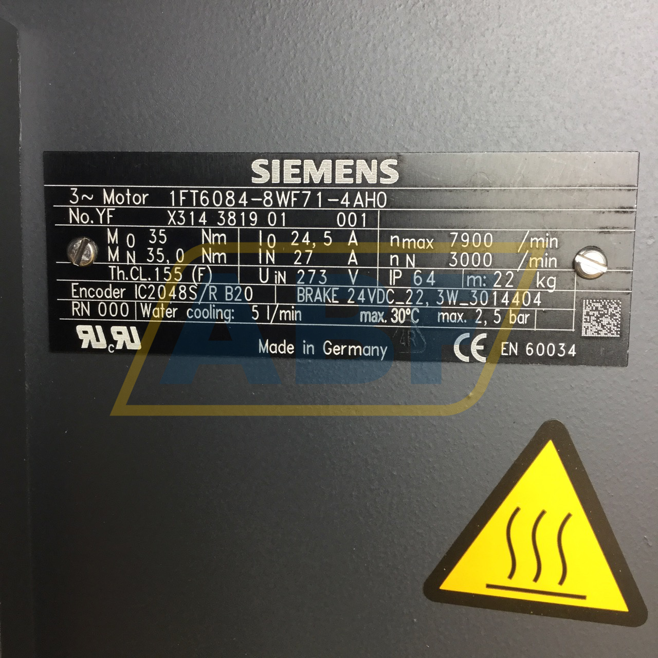 1FT6084-8WF71-4AH0 Siemens