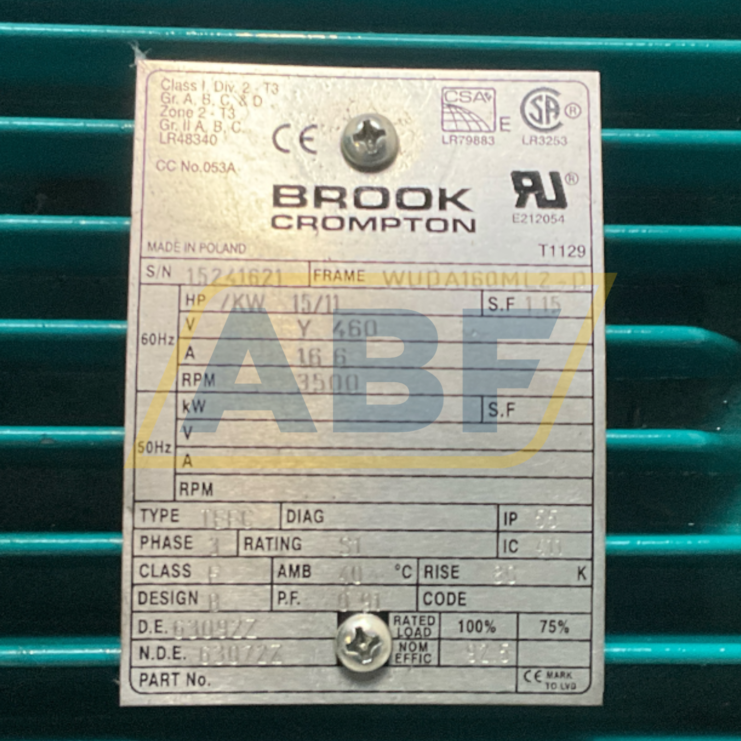 WU-DA160ML2-D Brook Crompton