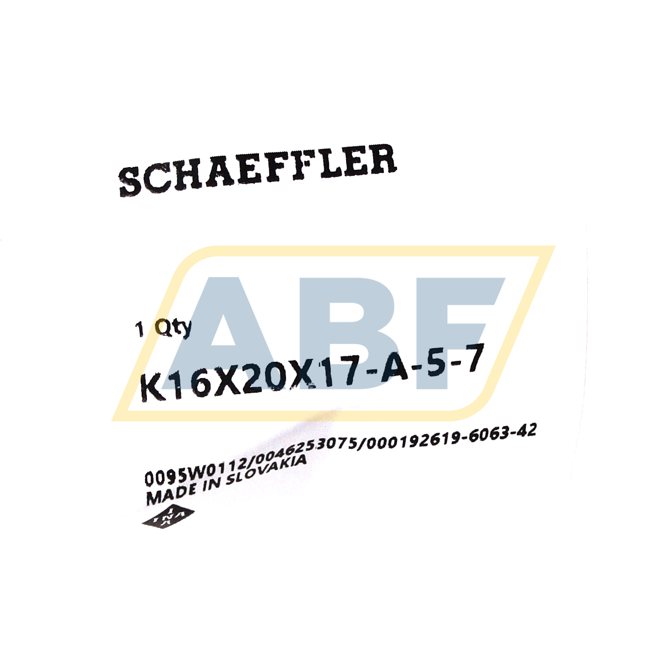 K16X20X17-A/-5-7 INA