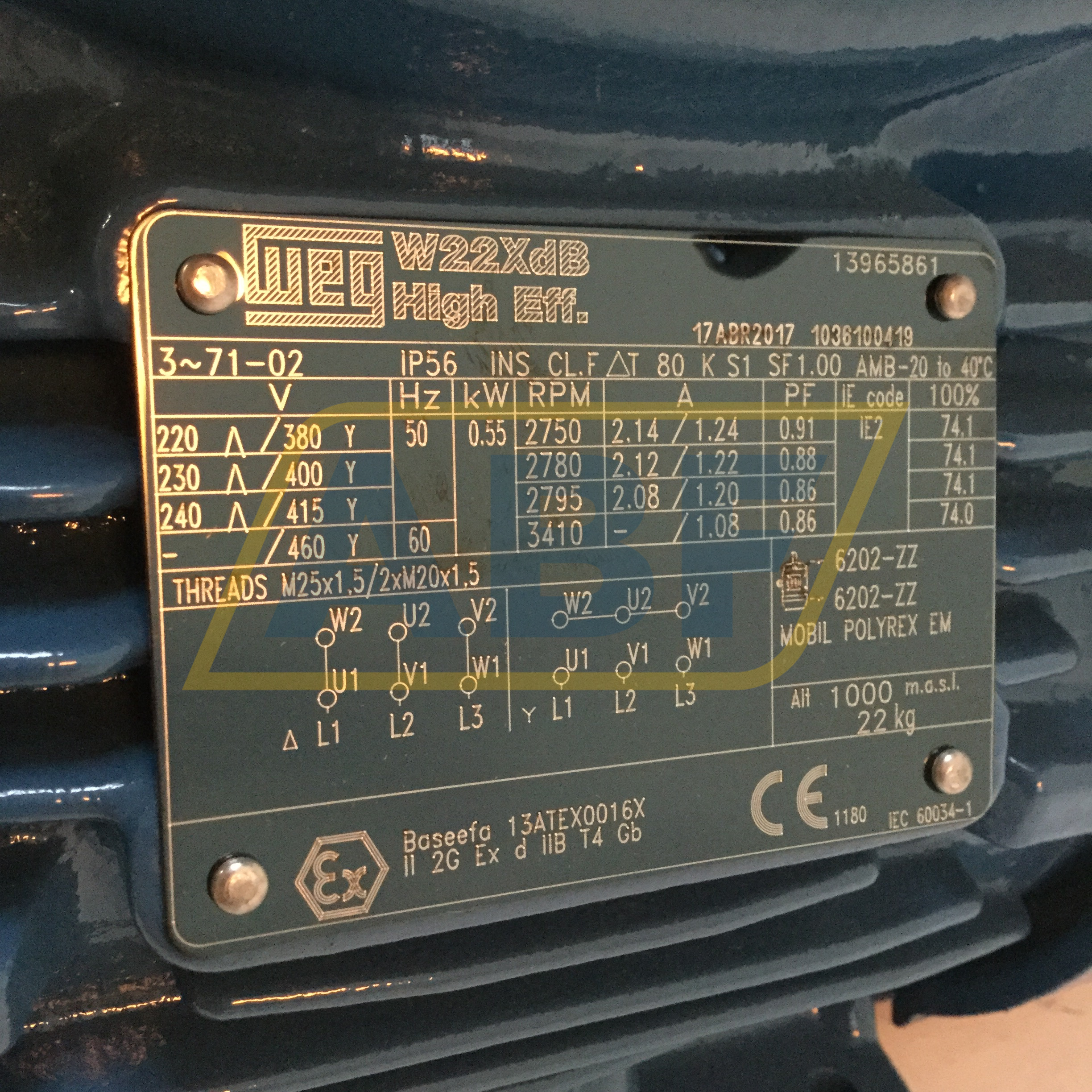 0.55K31CI2712B352G WEG