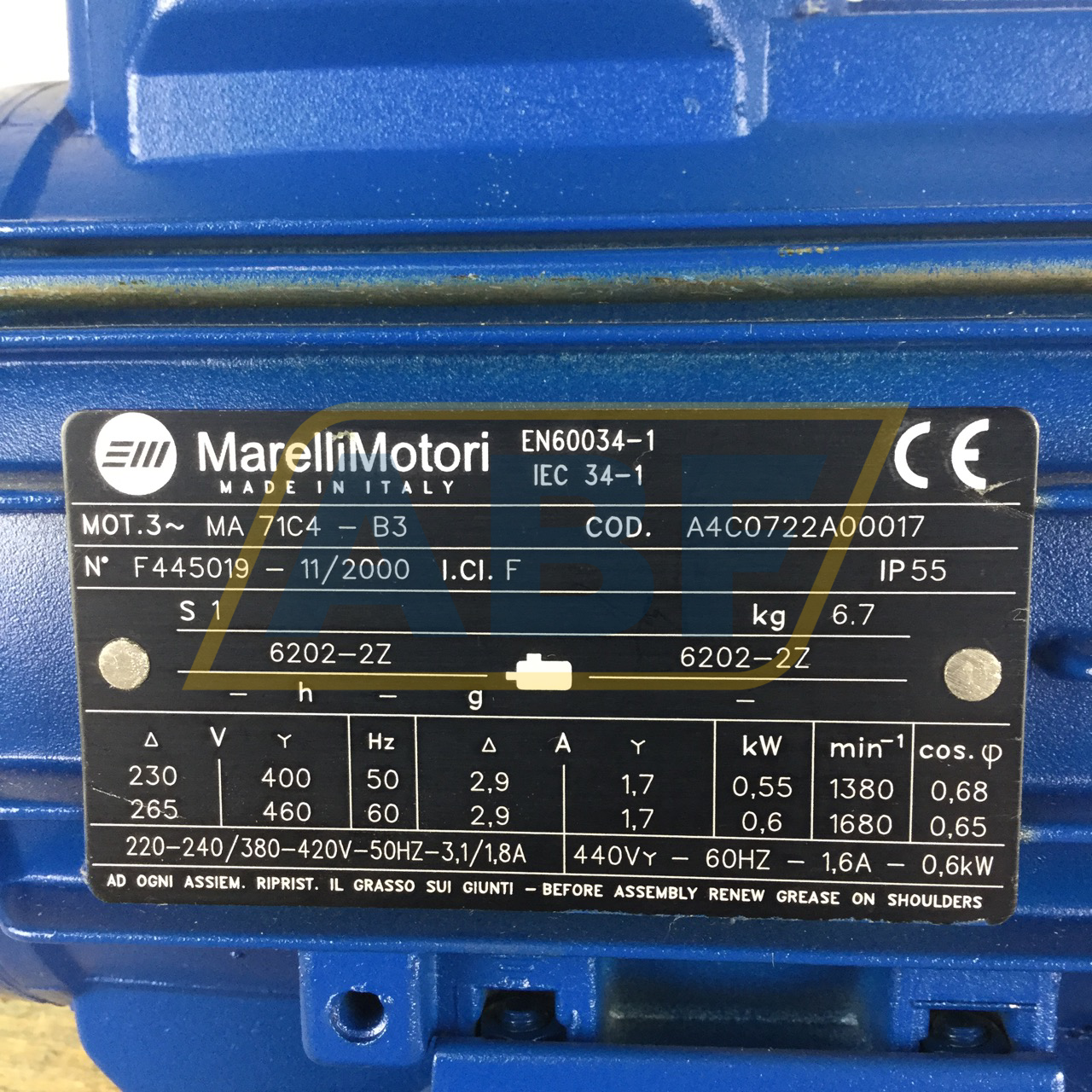 A4C0722A00017 Marelli Motori