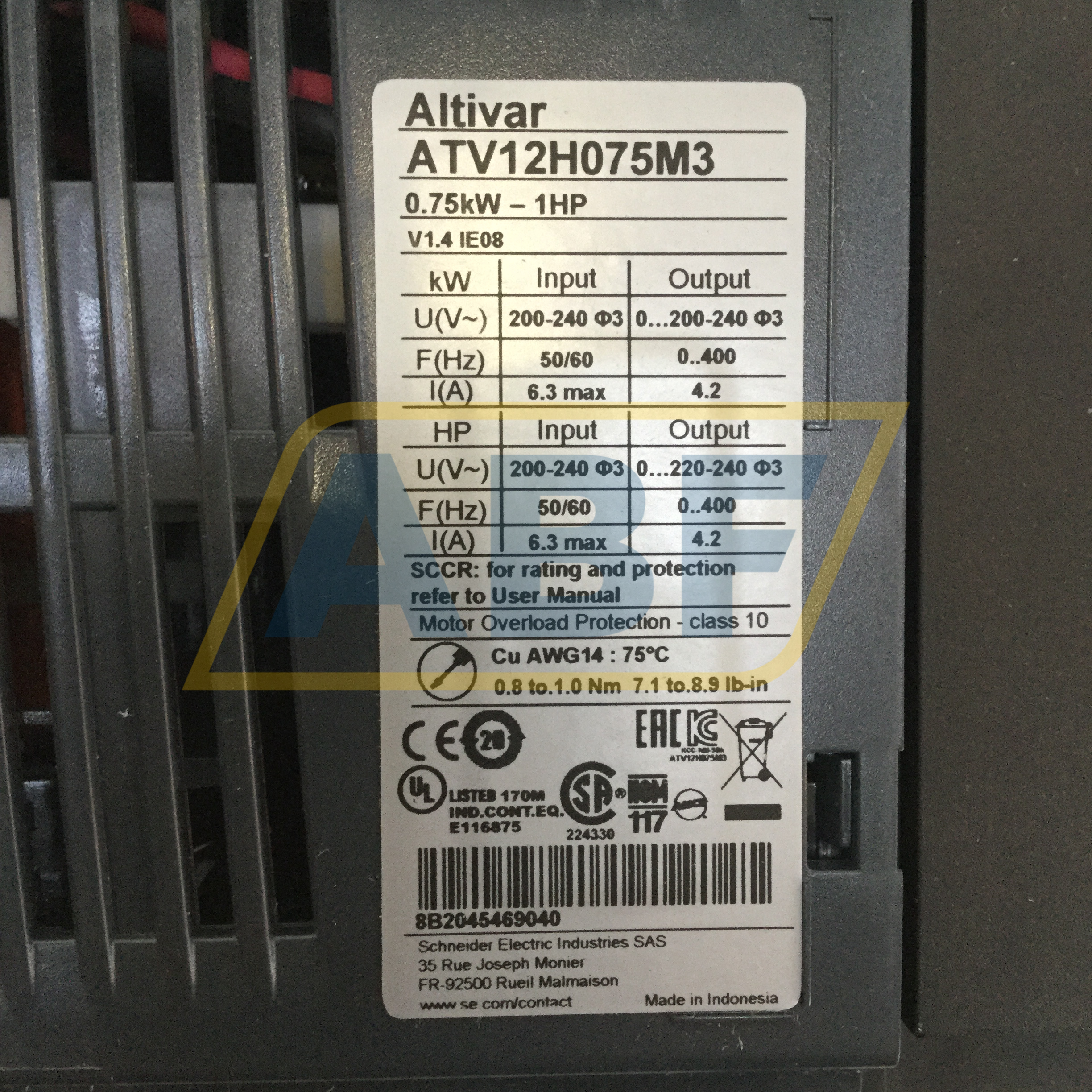 ATV12H075M3 Schneider Electric