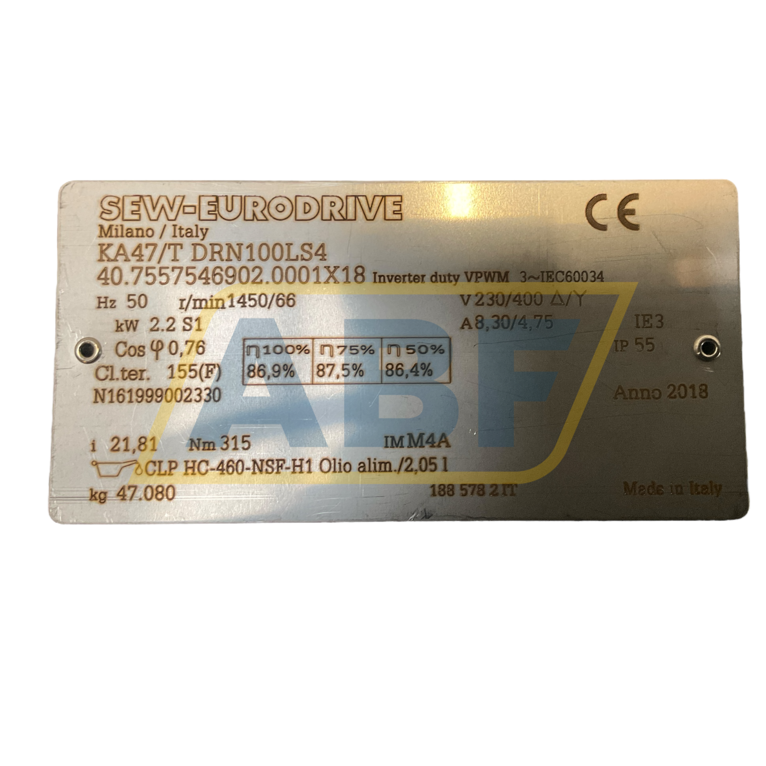 KA47/TDRN100LS4 SEW-EURODRIVE