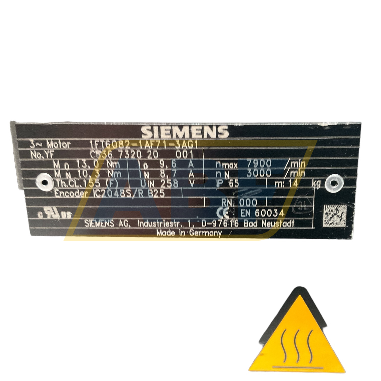 1FT6082-1AF71-3AG1 Siemens