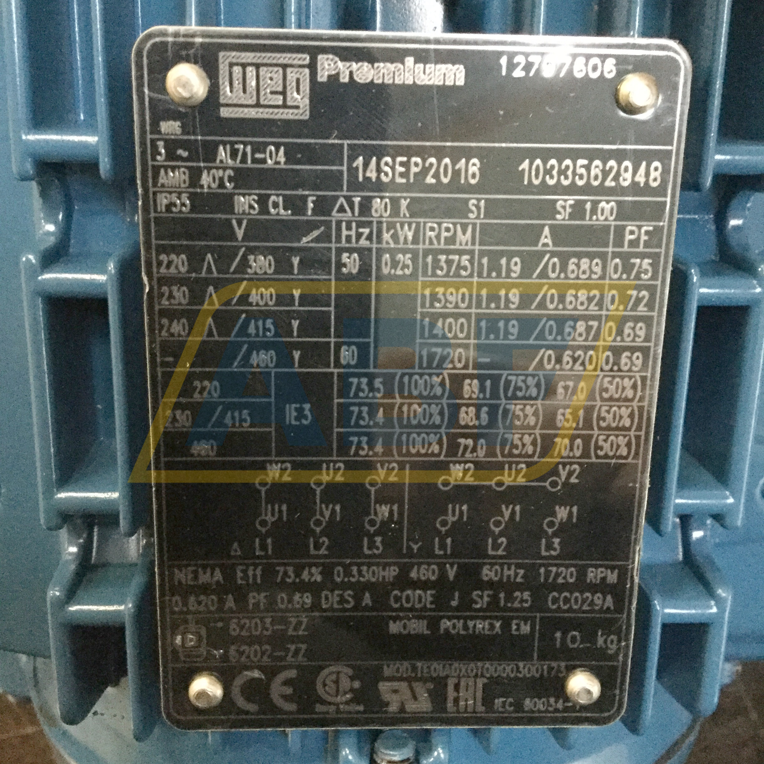 0.25K31AL3714B14 WEG