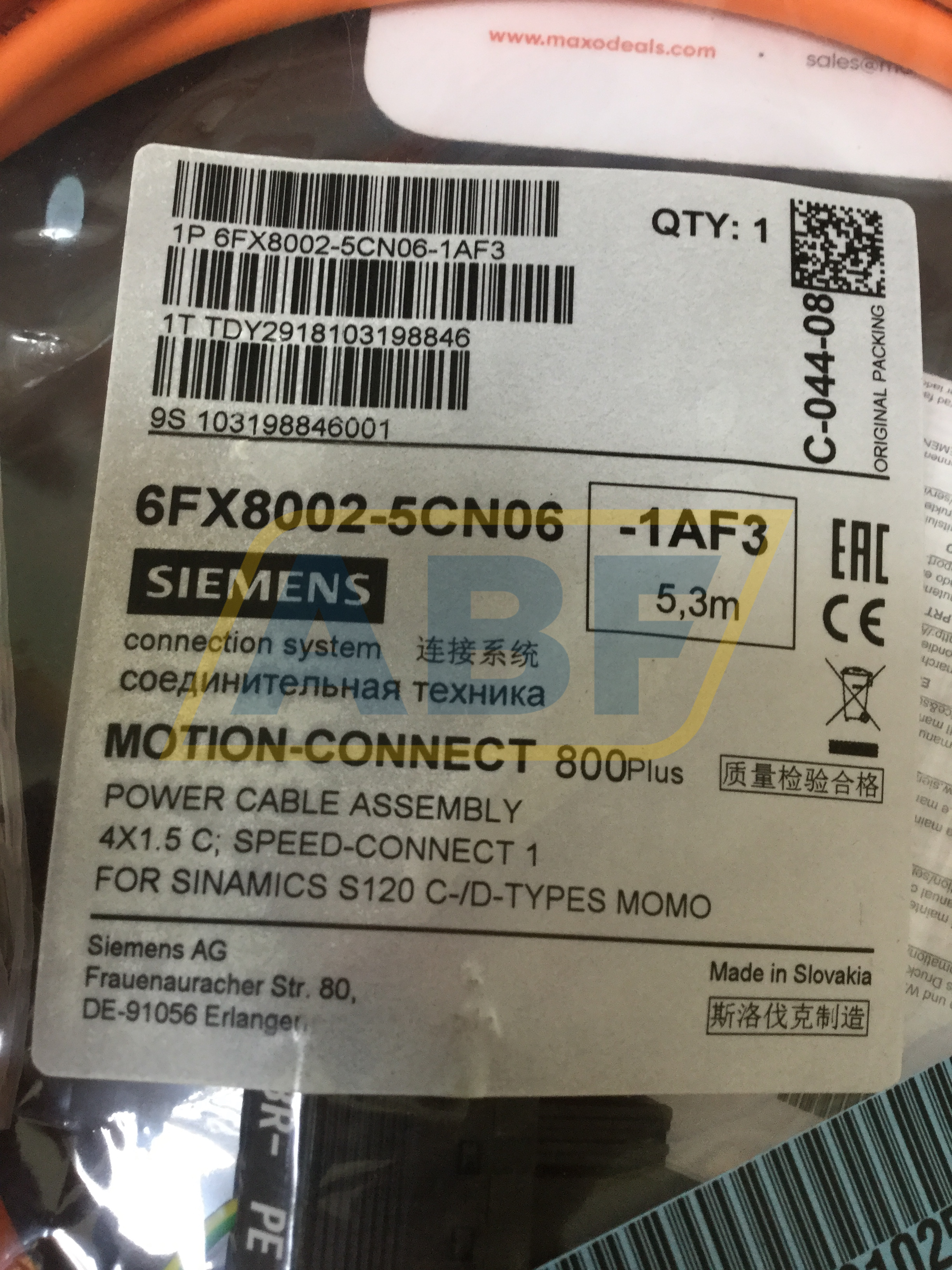 6FX8002-5CN06-1AF3 Siemens