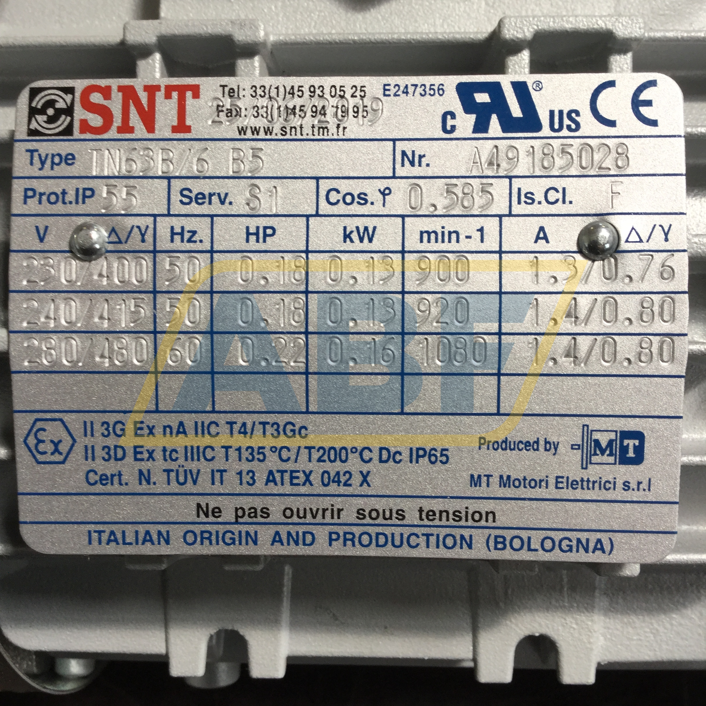 RMI40/WMF1-TN63B/6B5 SNT