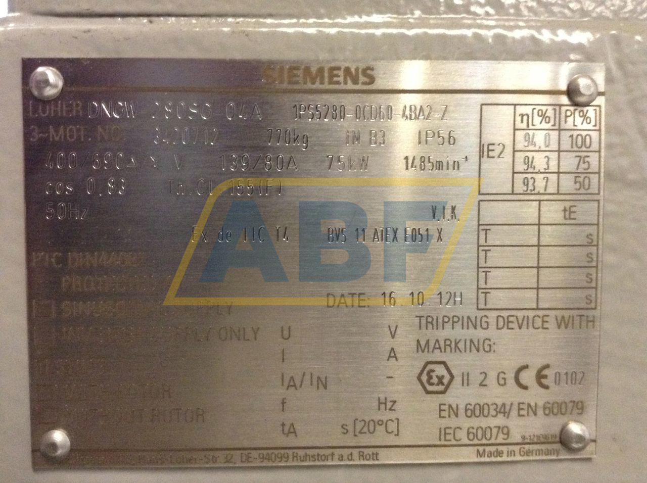 DNGW-280SG-04AB3 Loher