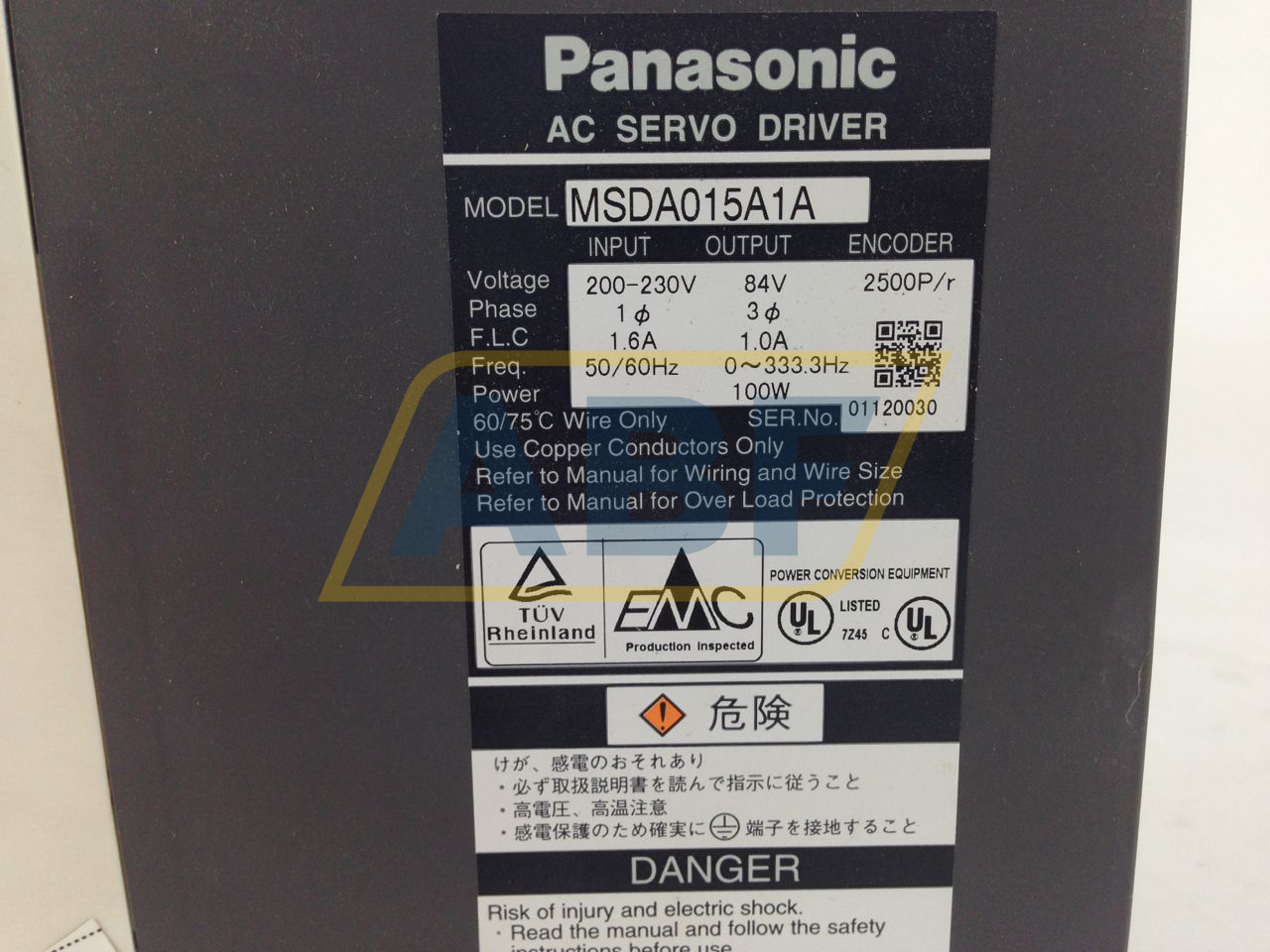 MSDA015A1A Panasonic