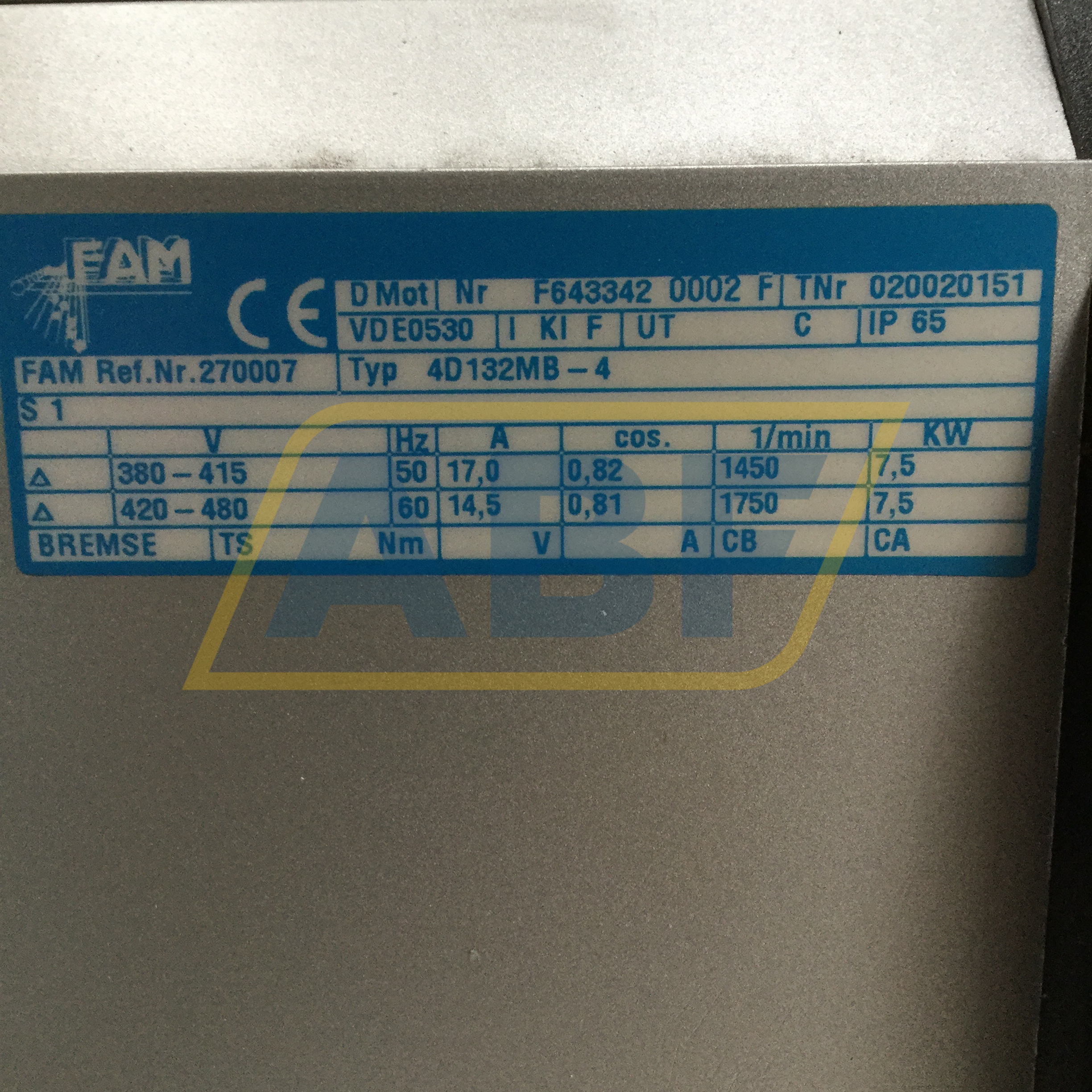 4D132MB-4 FAM Motoren