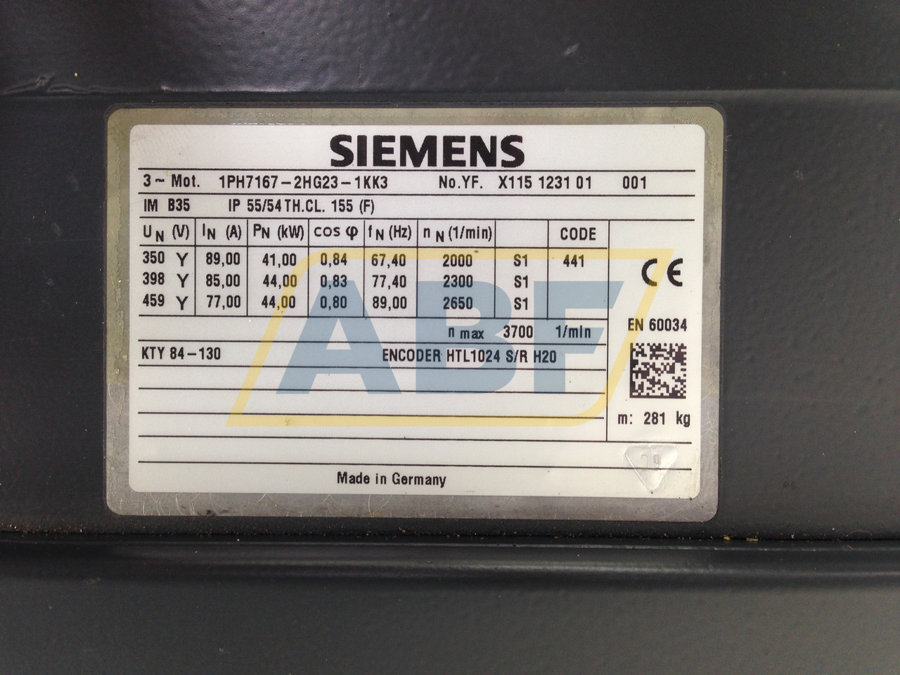 1PH7167-2HG23-1KK3 Siemens