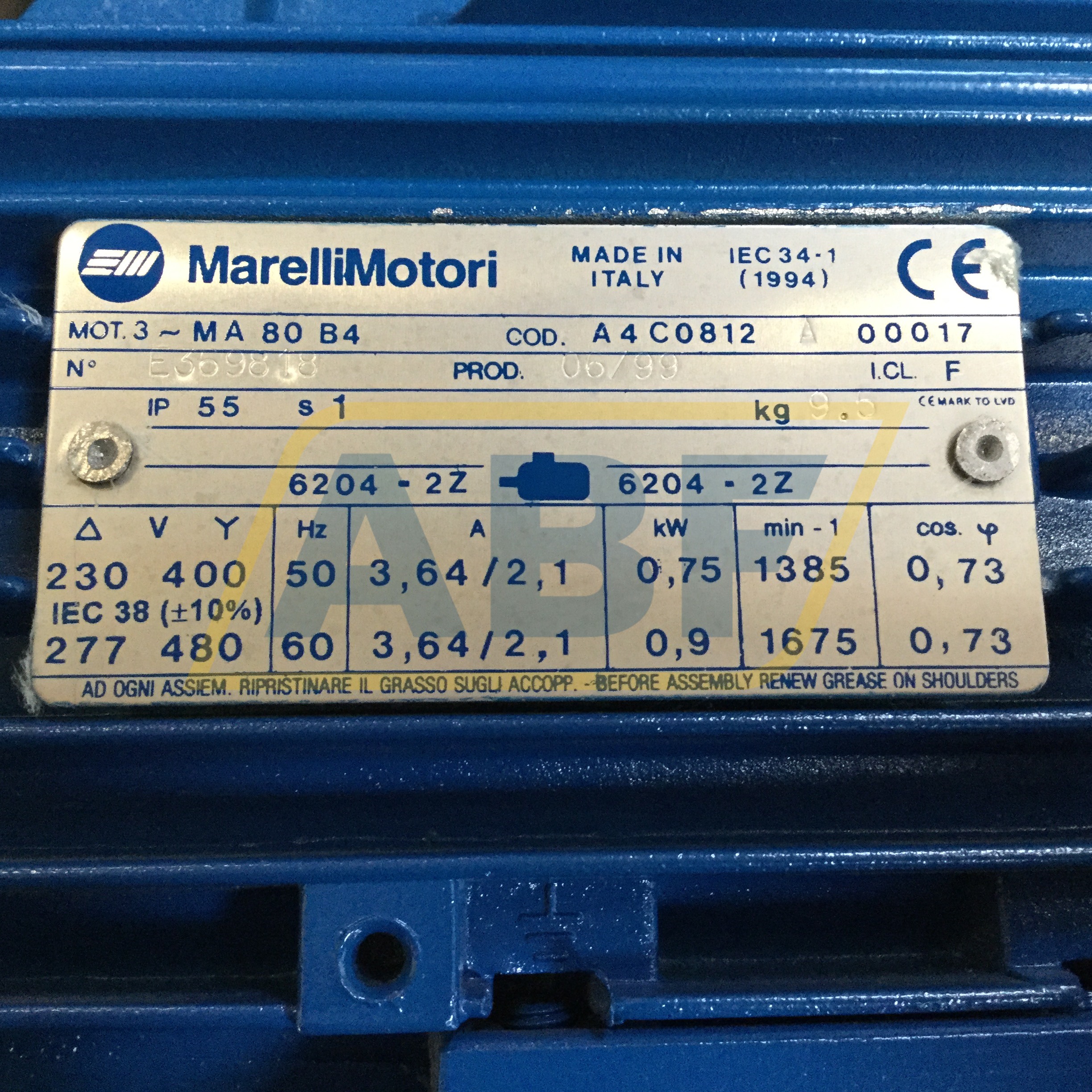 MA80B4-B3 Marelli Motori