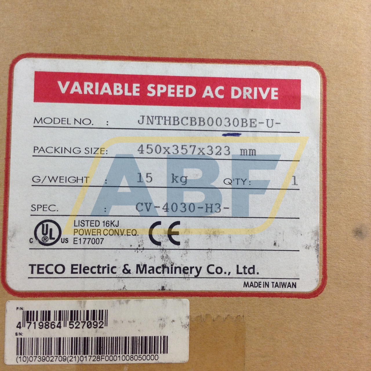 JNTHBCBB0030BE-U Teco