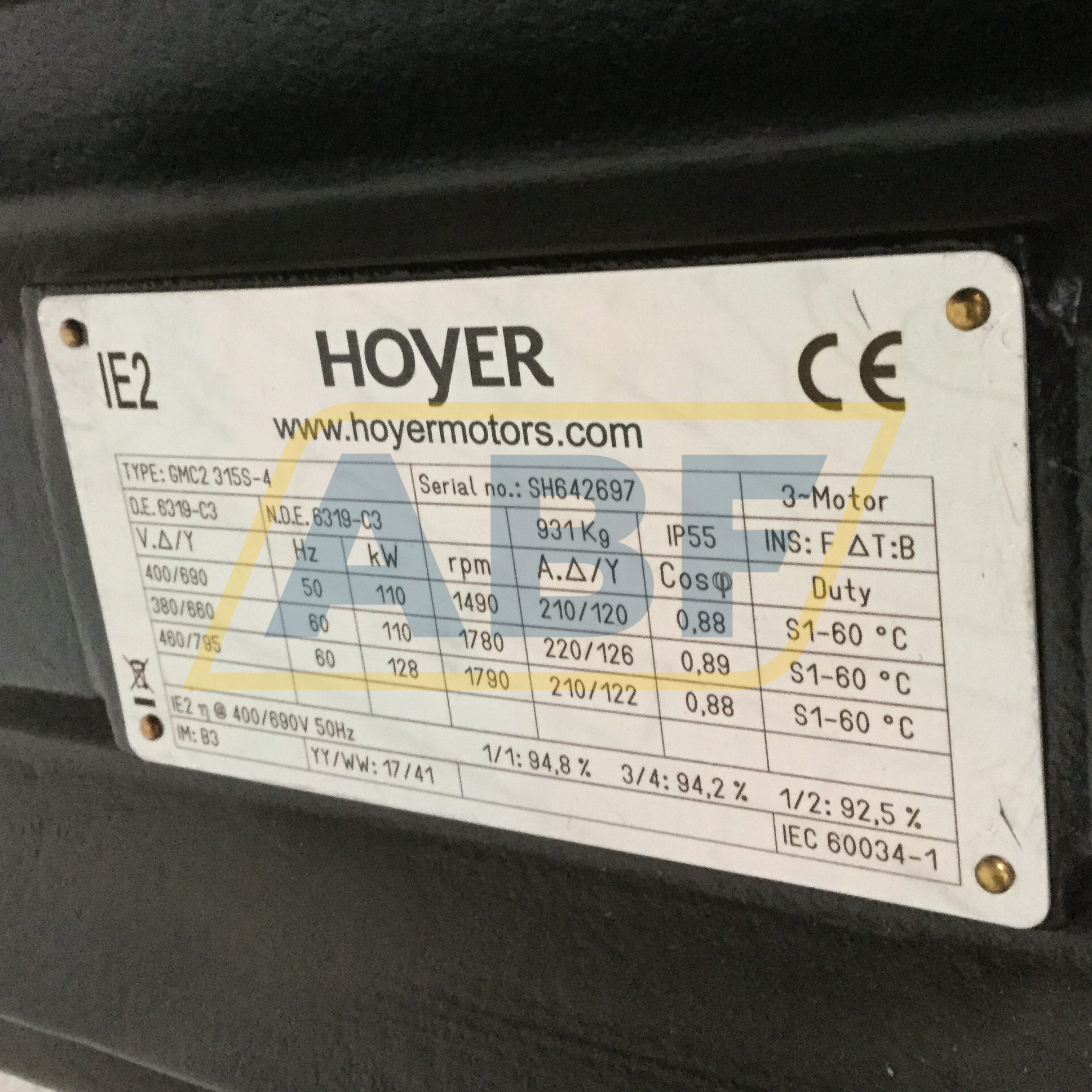 GMC2-315S-4-B3 Hoyer